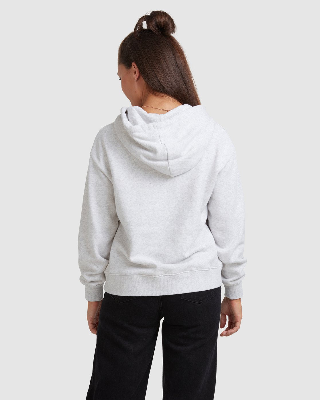 RVCA RVCA FLIPPED HOODIE Snow marle