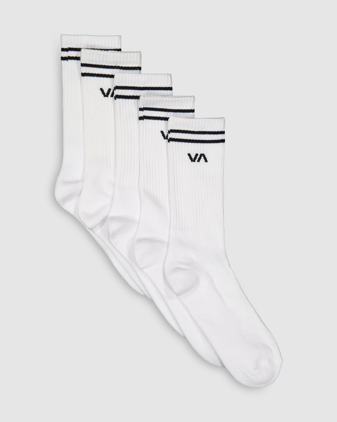 RVCA Union Sock Iii 5 Pack BLACK