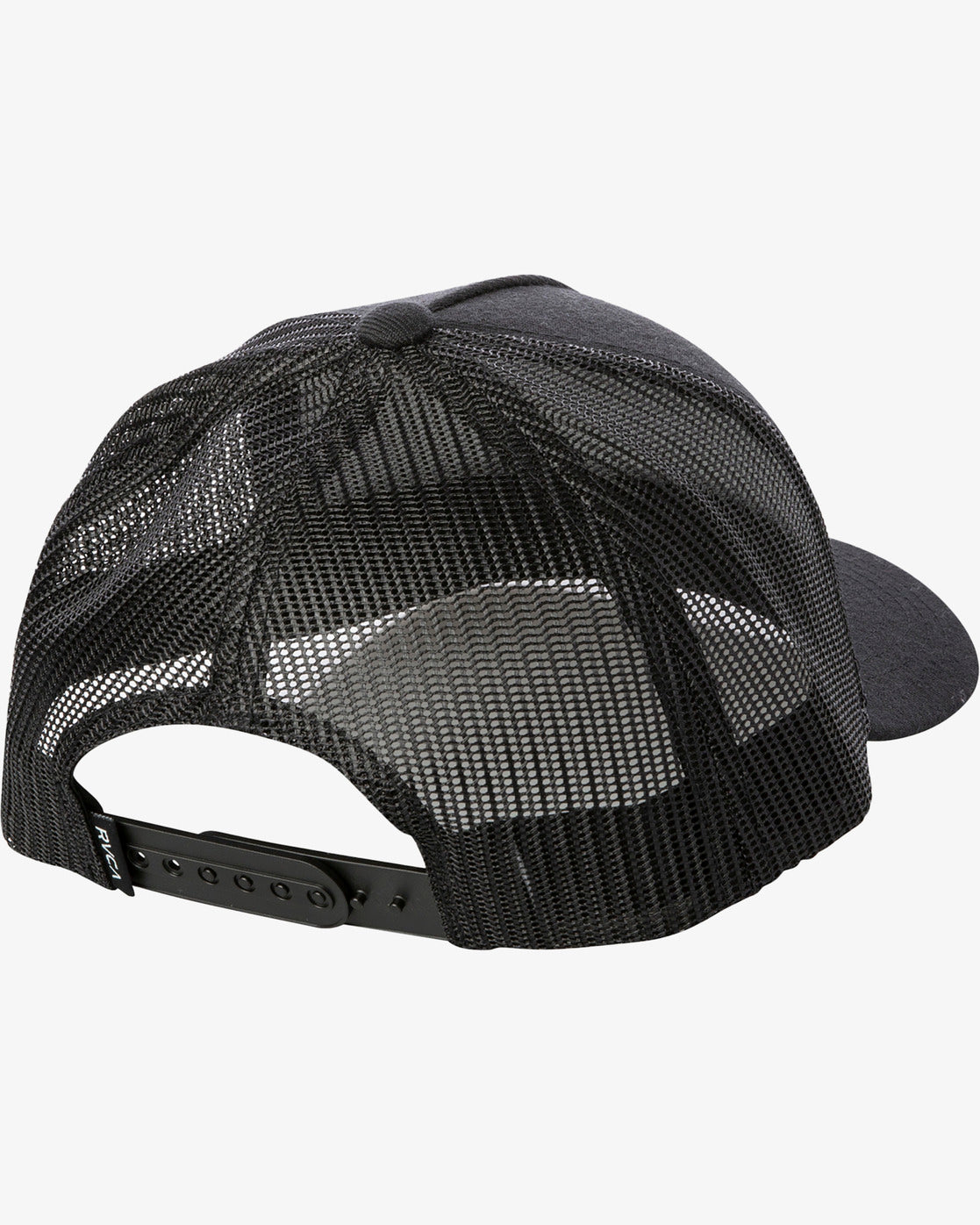 RVCA VA All The Way Curved Brim Trucker Hat BLACK