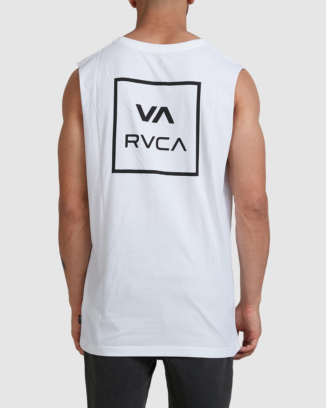 RVCA Va All The Way Muscle Top White