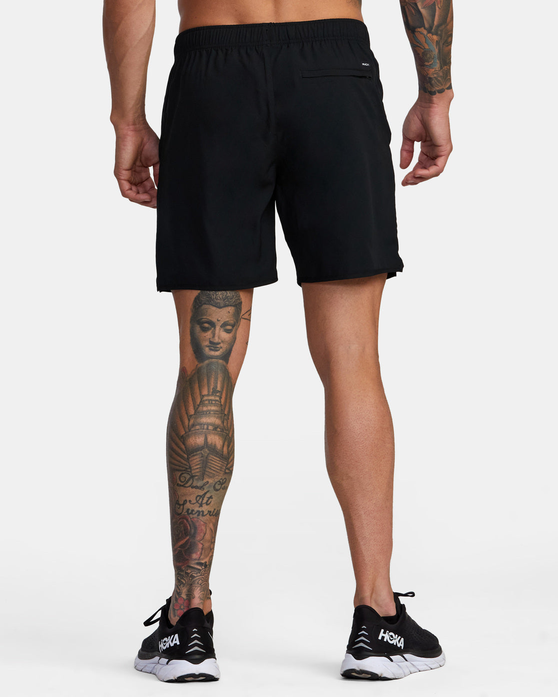 RVCA Yogger IV Elastic Shorts 17" BLACK