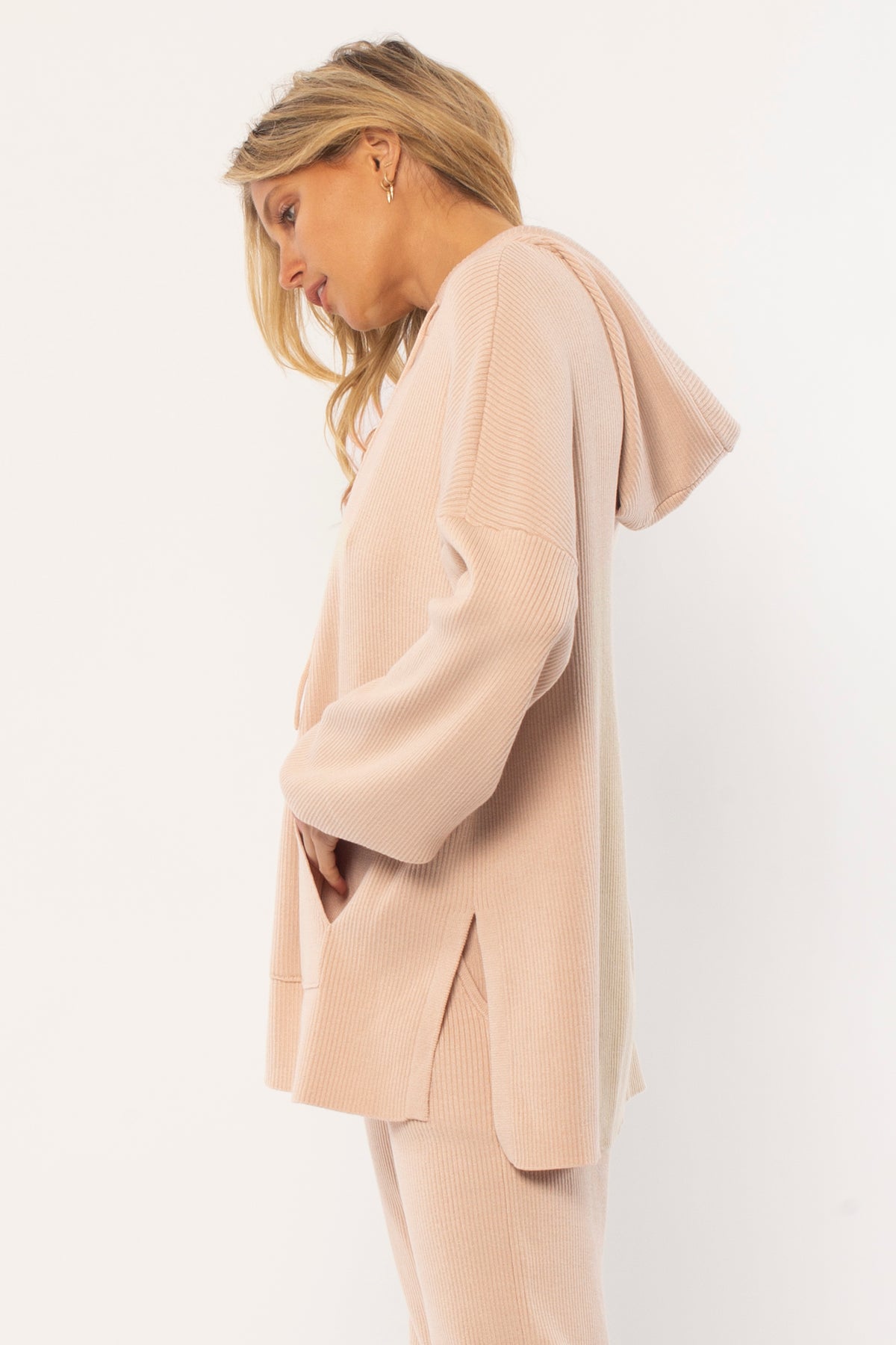Amuse Society MAXWELL L/S KNIT SWEATER Mushroom
