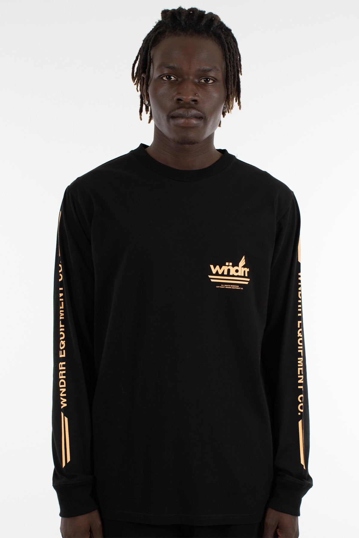 WNDRR RICHFIELD L/S TEE Black