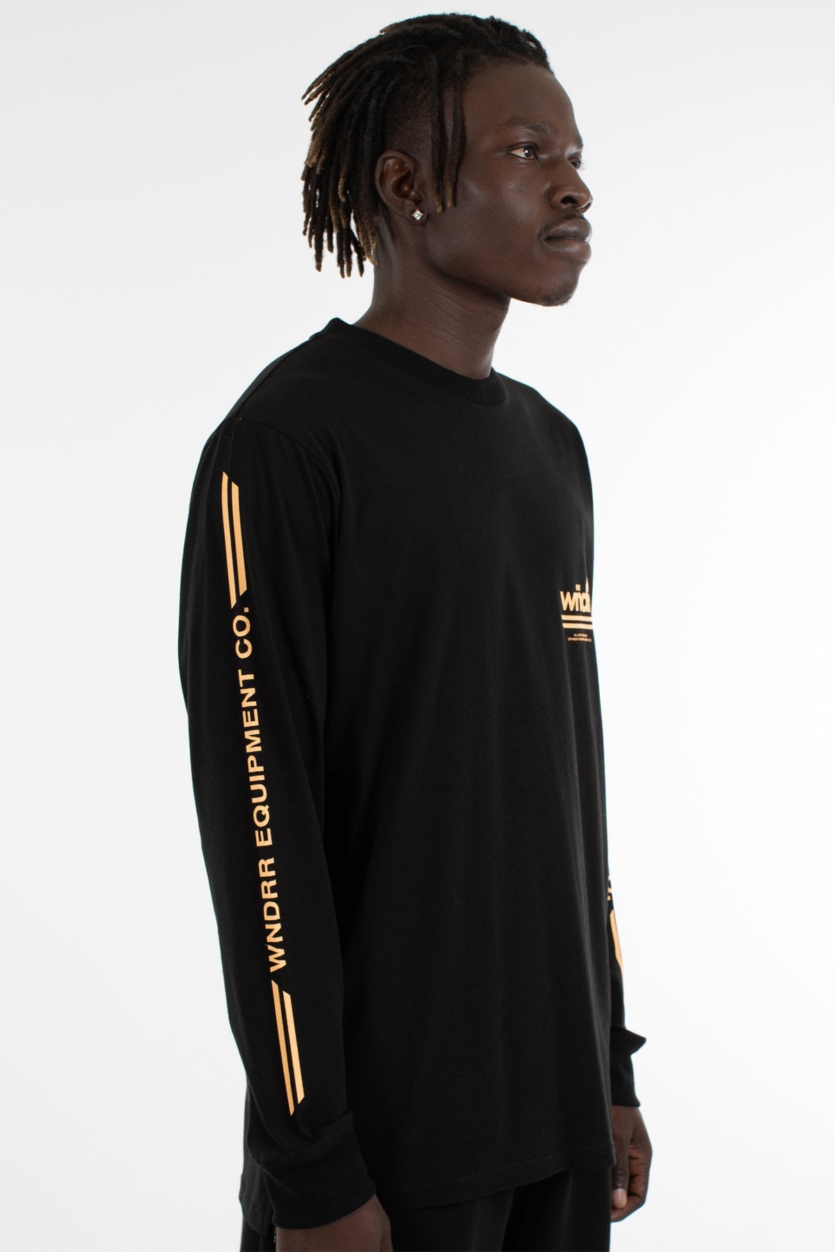 WNDRR RICHFIELD L/S TEE Black