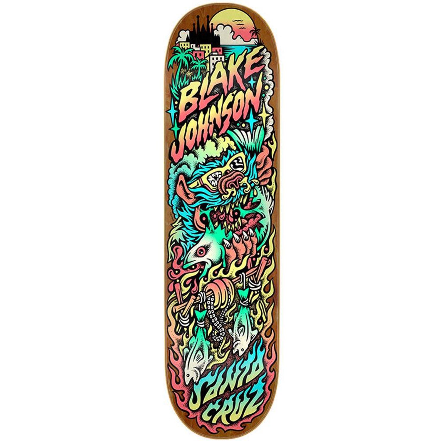 Blake Johnson Beach Wolf 2 8.375" Skateboard Deck