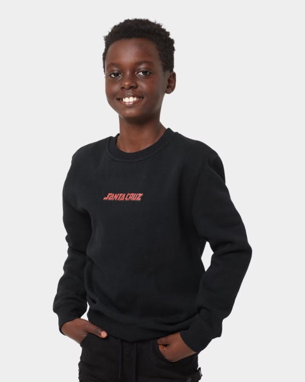 Santa Cruz Kid's Mandala Hand Fleece Crewneck