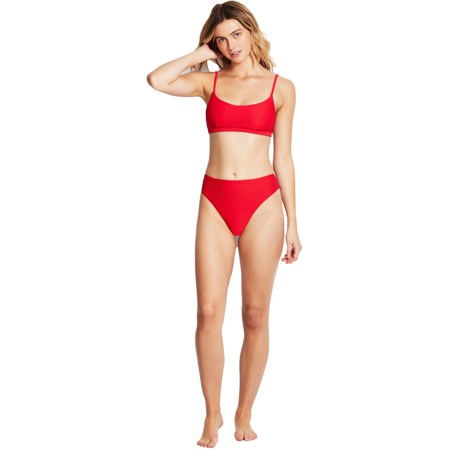 Seafolly Essentials Bralette Bikini Top Chilli