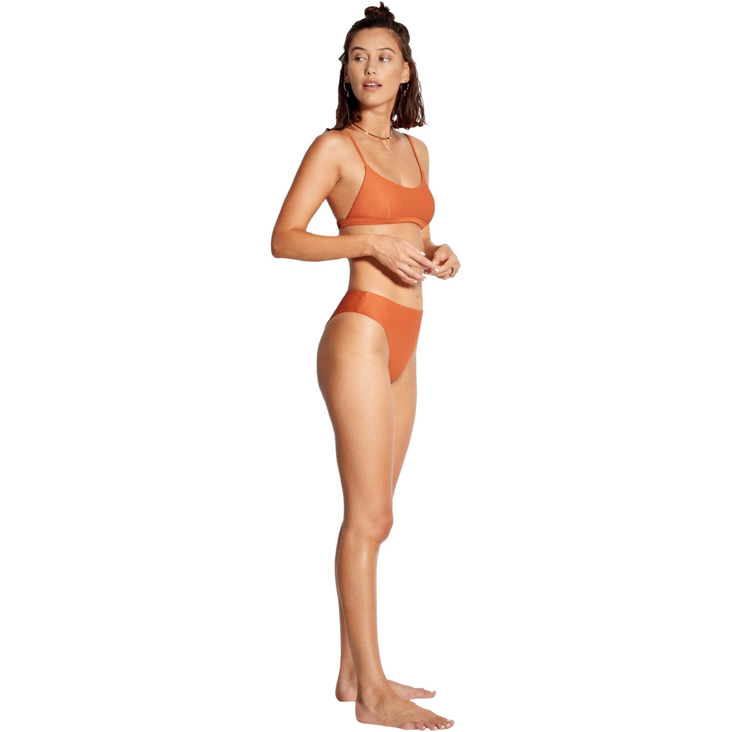 Seafolly Essentials Bralette Bikini Top Punpkin