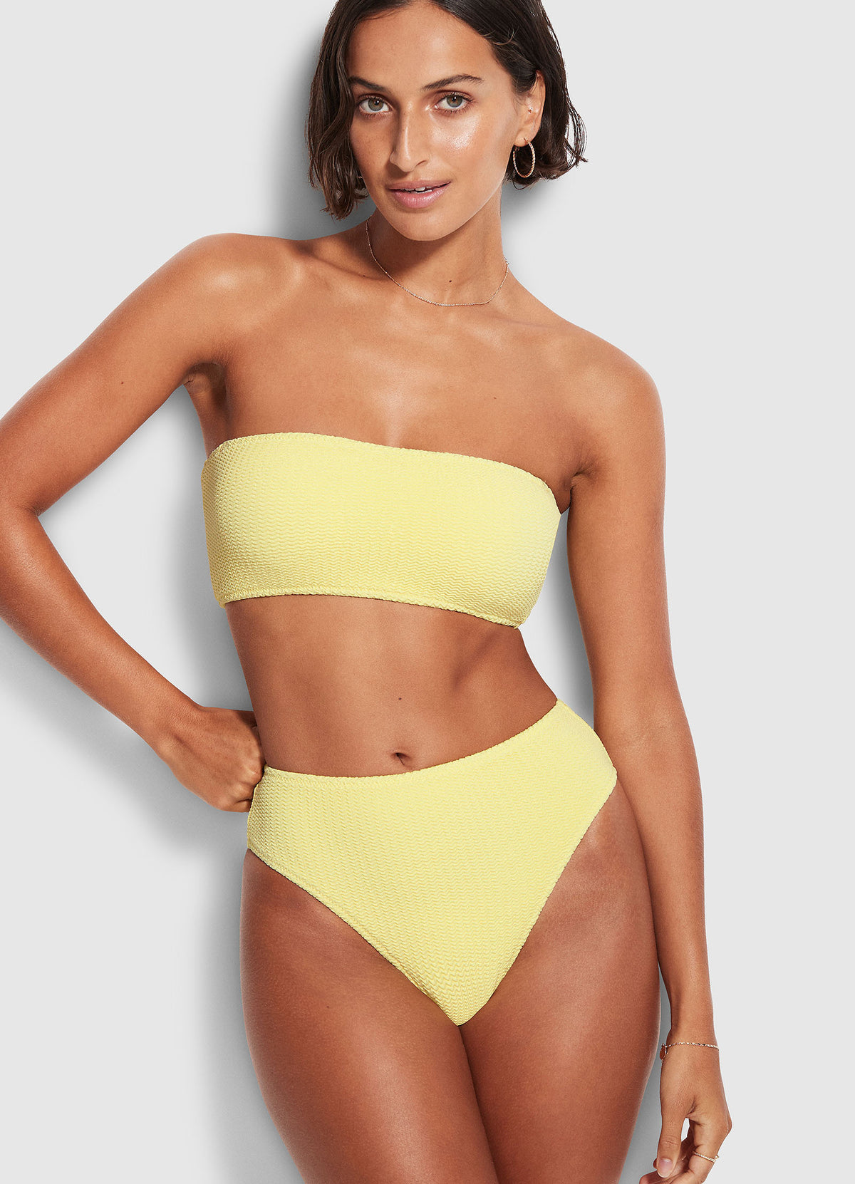 Seafolly Sea Dive High Rise Pant Lime light