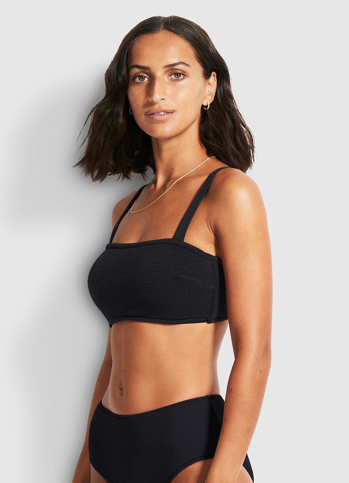 Seafolly Seadive DD Bandeau Bra Black