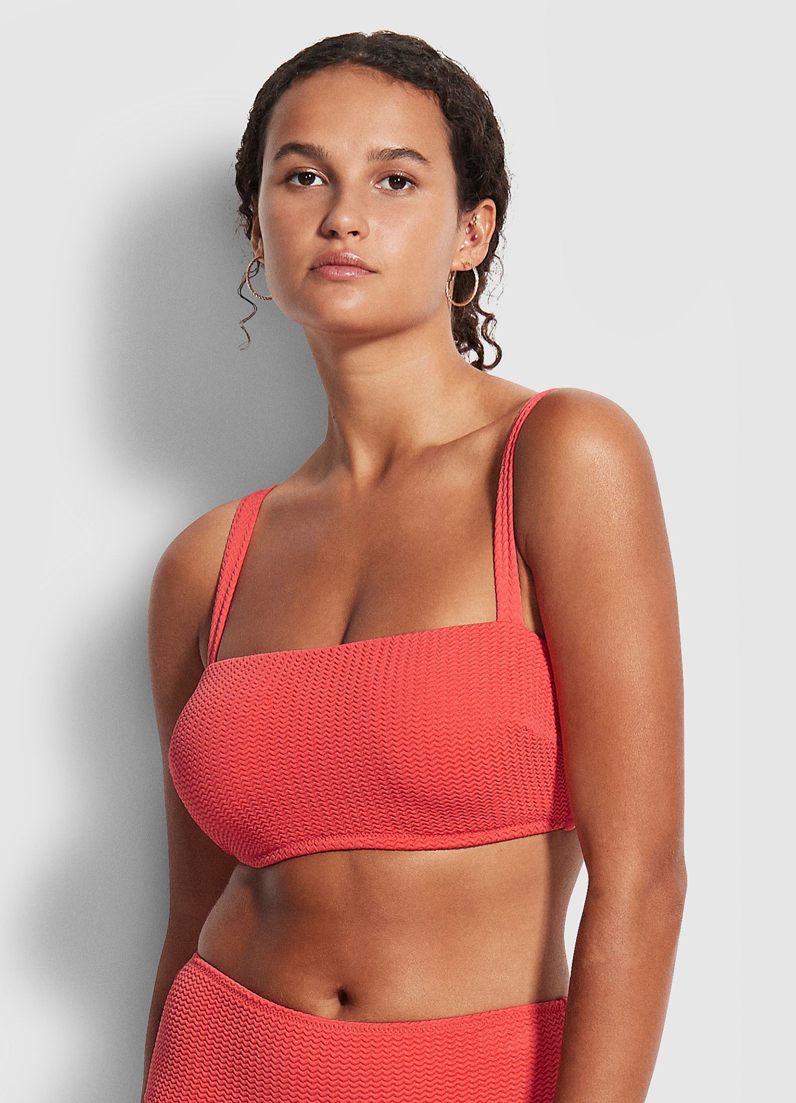 Seafolly Seadive DD Bandeau Bra Fiestacoral