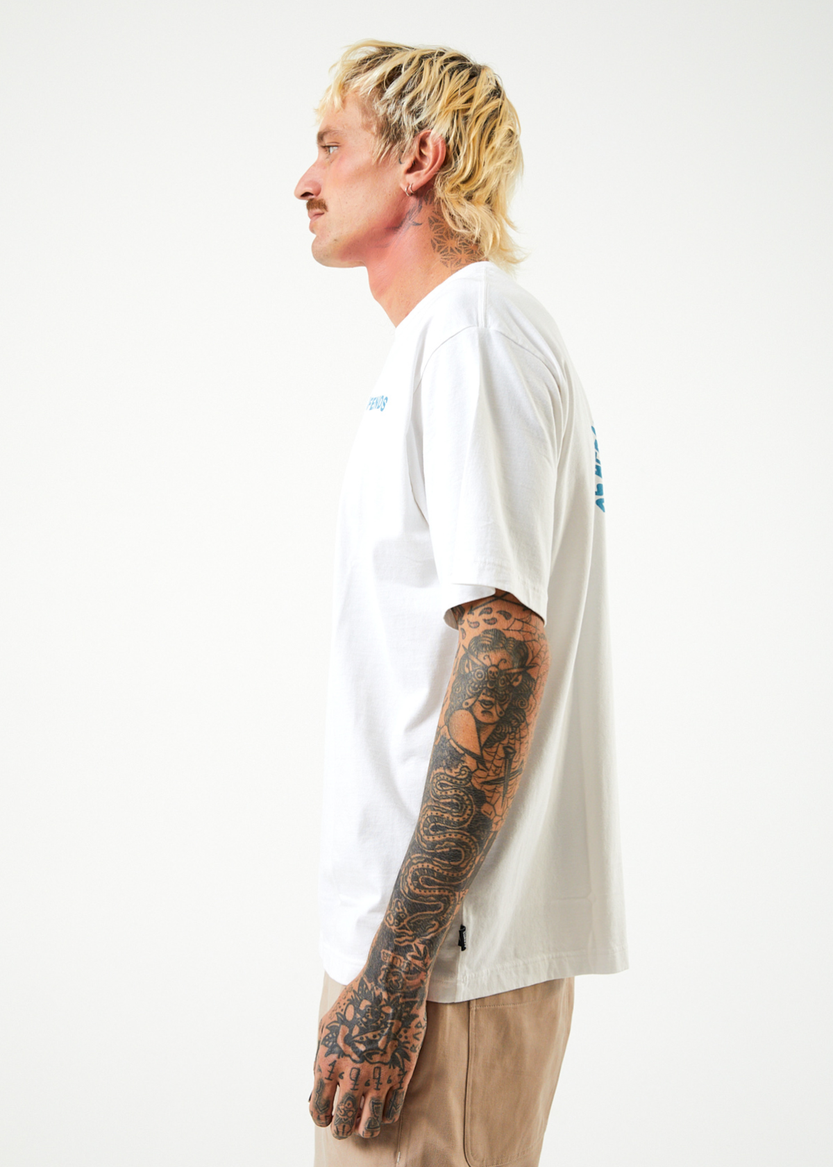 Vortex - Recycled Retro T-Shirt - White