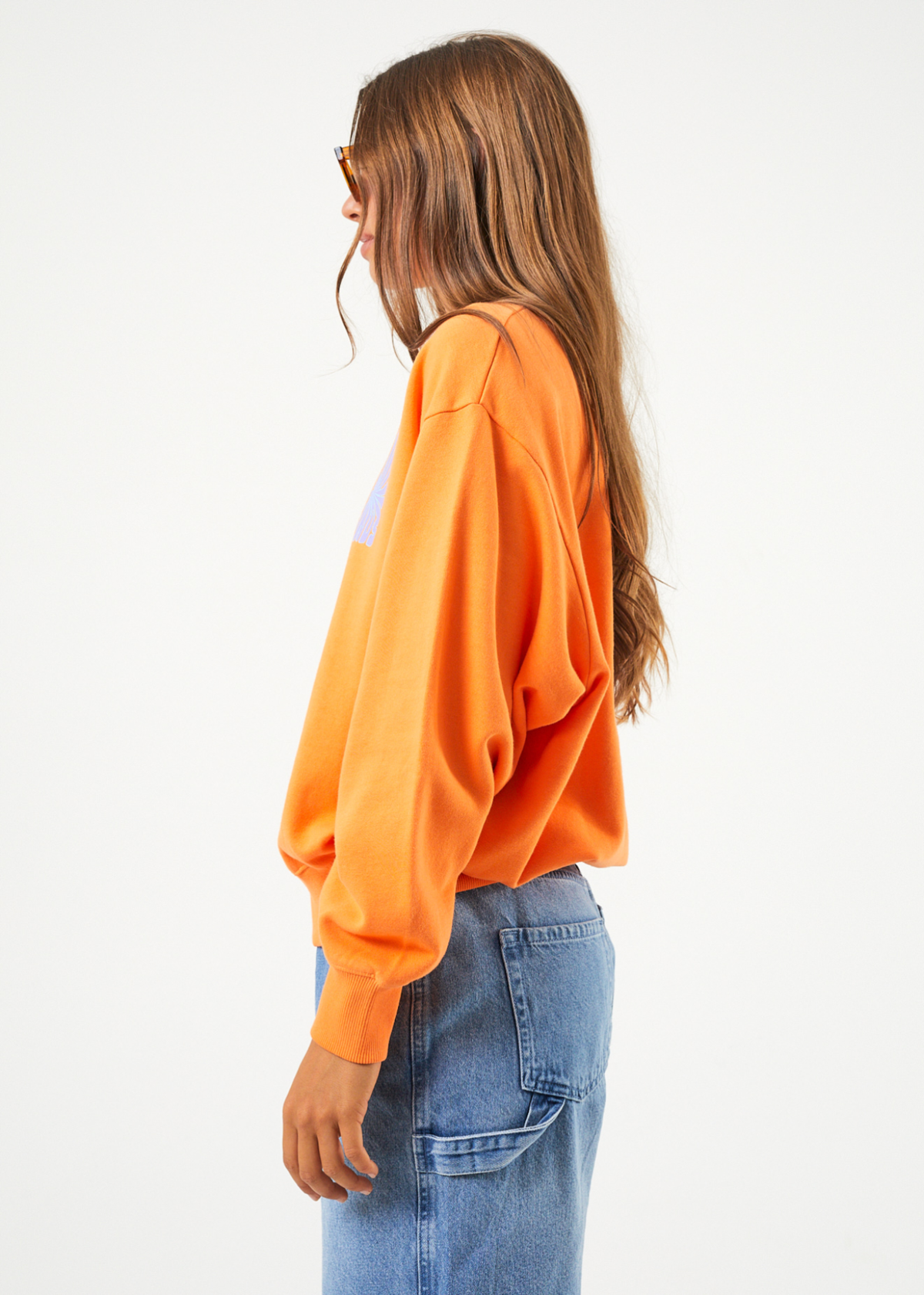 Moomin - Recycled Crew Neck Jumper - Tangerine