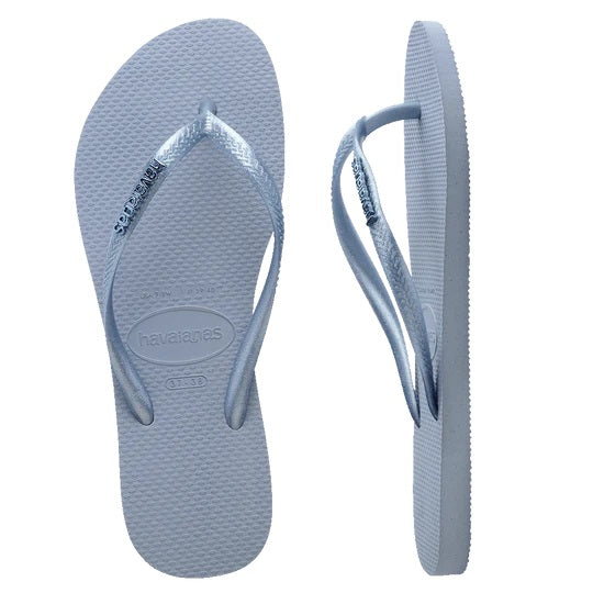 Slim Metal Logo Thongs