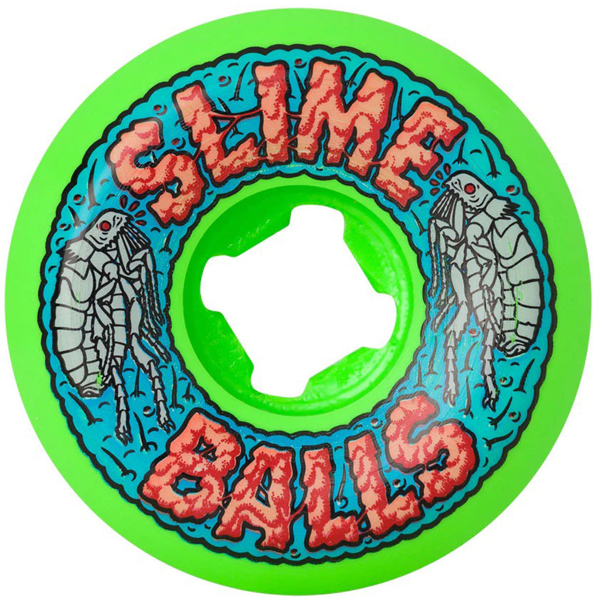 56mm Flea Balls Speed Balls Green 99a Skateboard Wheels