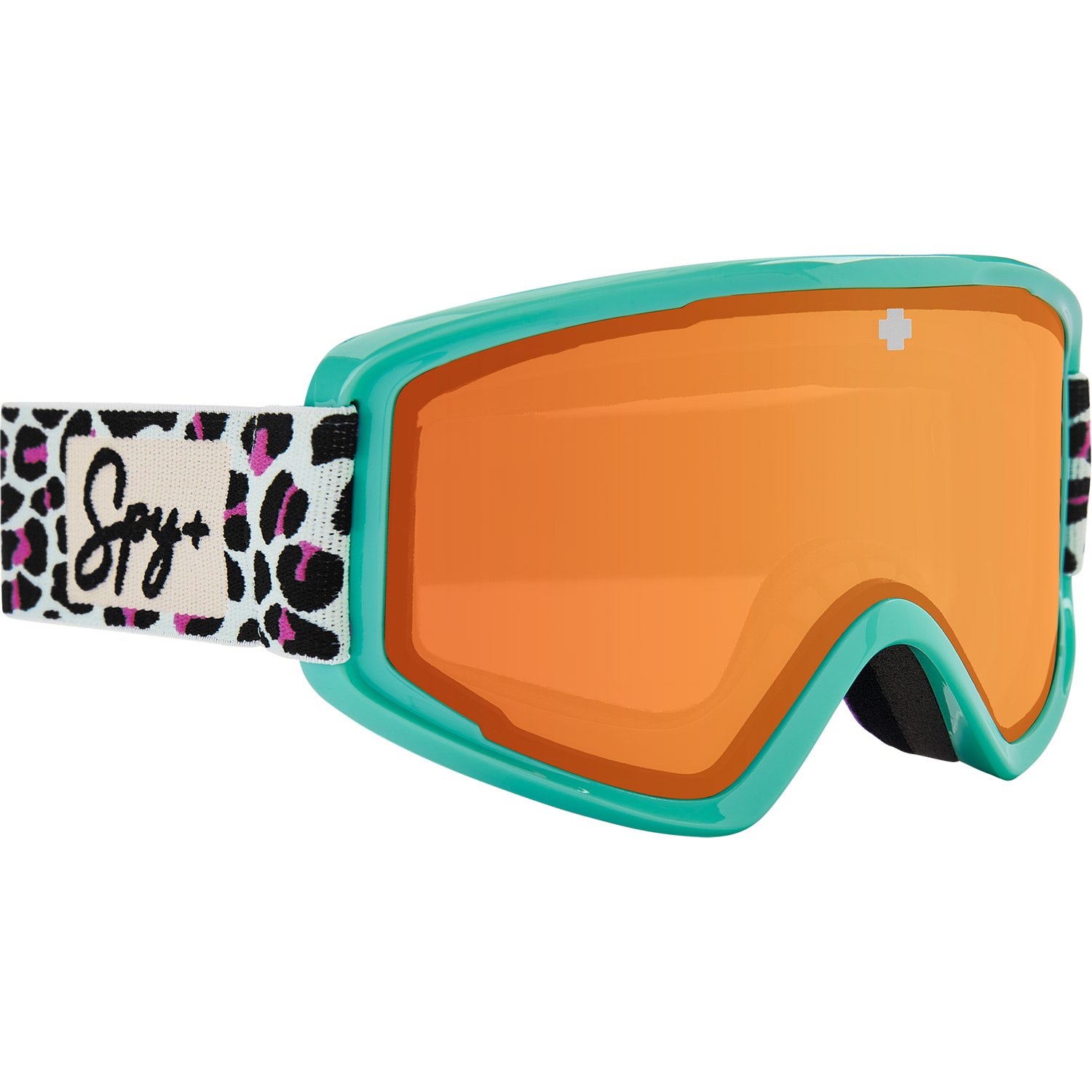 Spy Crusher Elite Jr Snow Goggles Leopard with HD LL Persimmon Lens