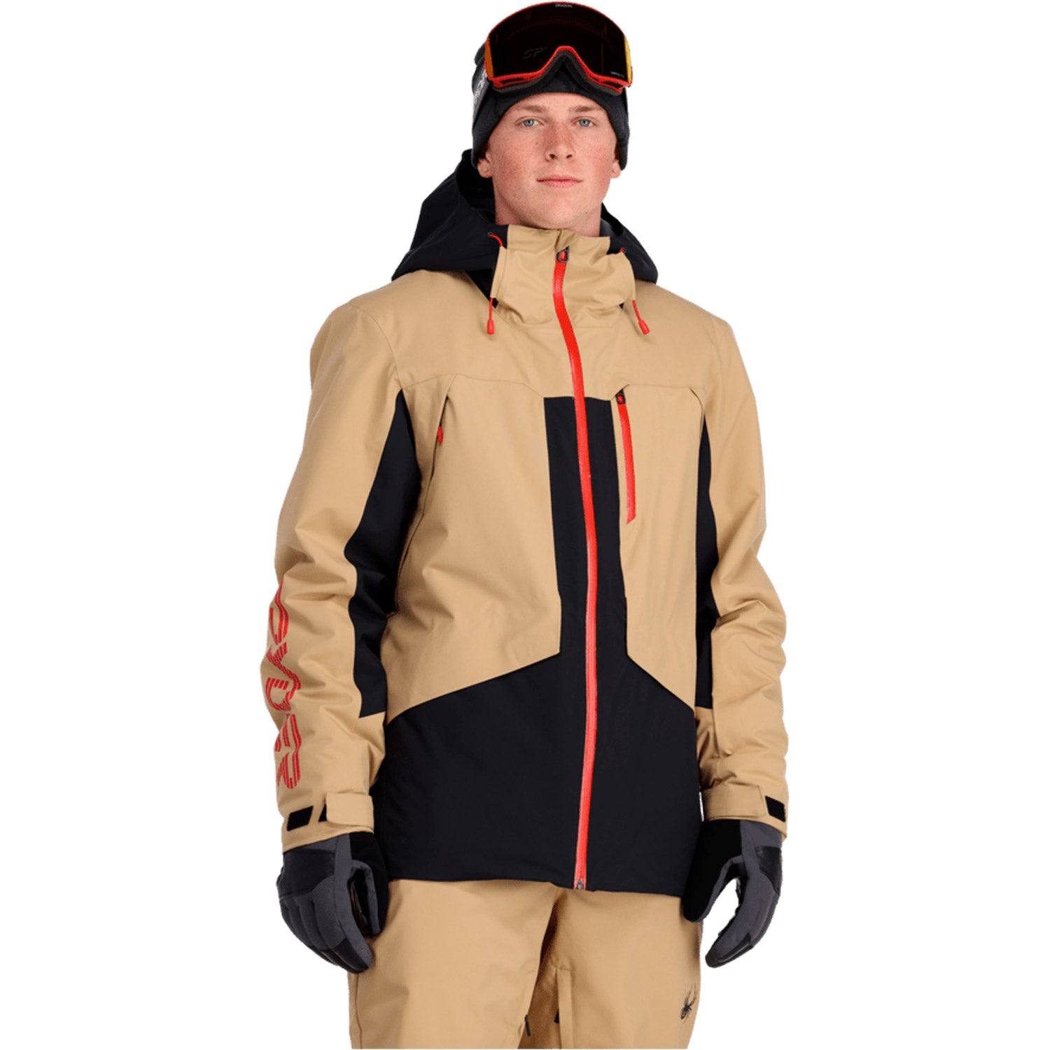 Spyder Anthem Ski Jacket Tannin Black