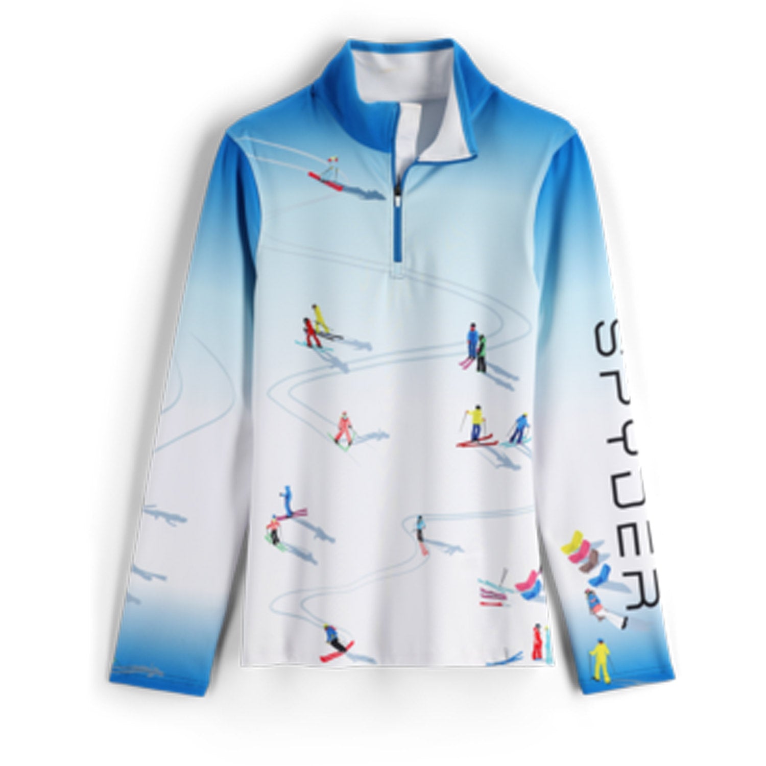 Spyder Birds Eye Half Zip Skivvy Collegiate 