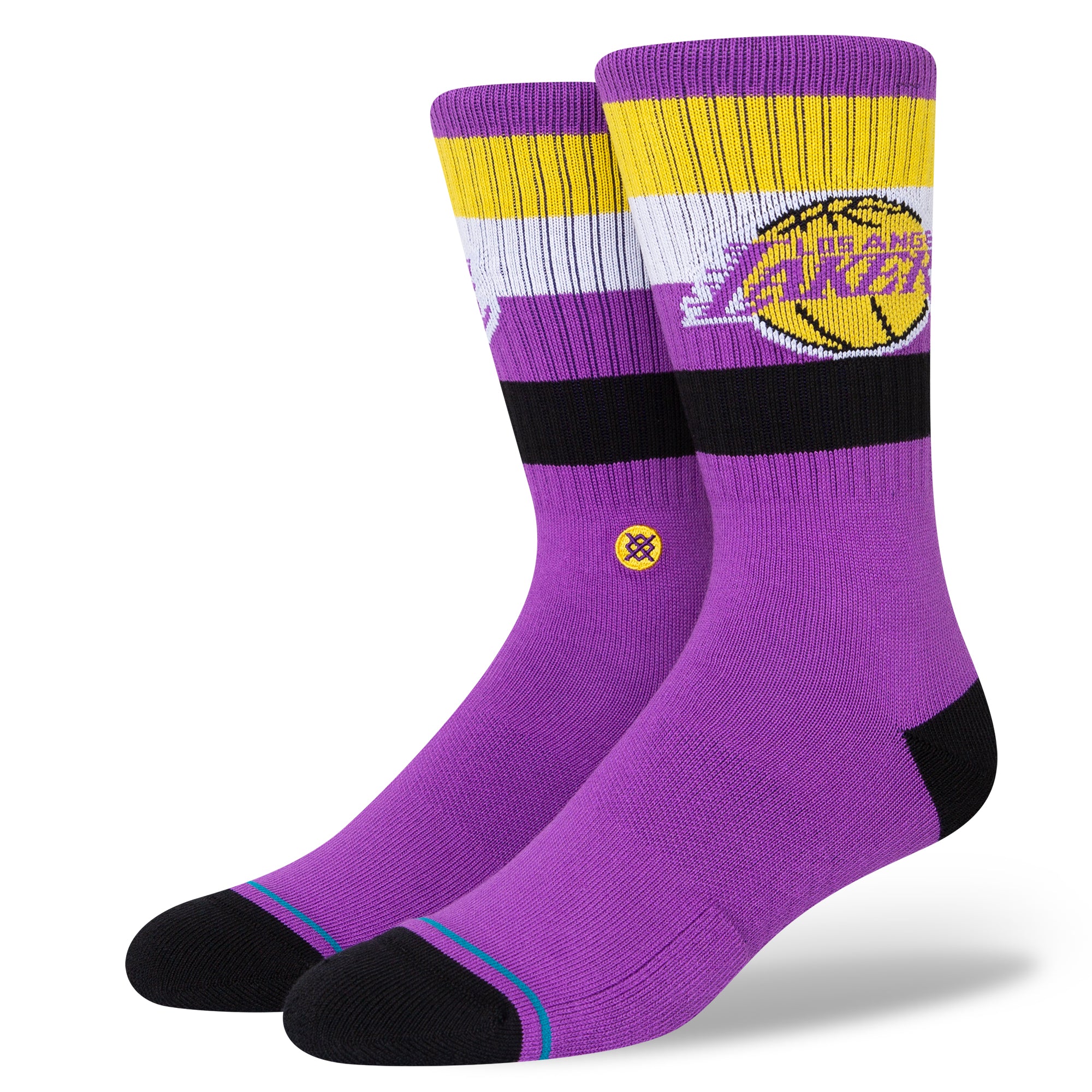 Stance Lakers St Crew Socks Purple