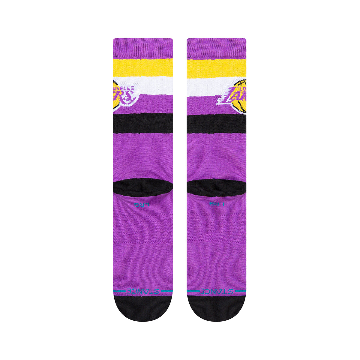 Stance Lakers St Crew Socks Purple