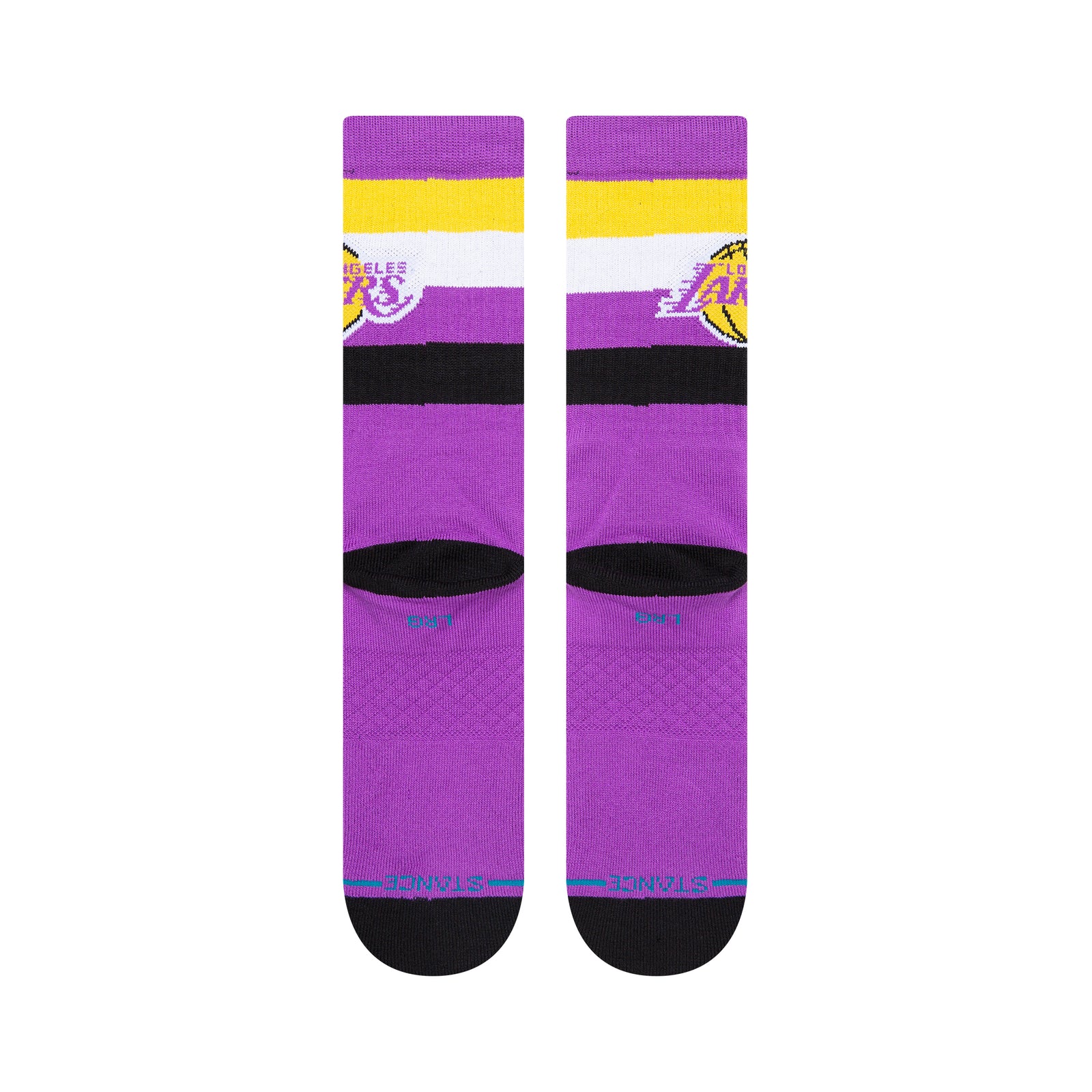 Stance Lakers St Crew Socks Purple