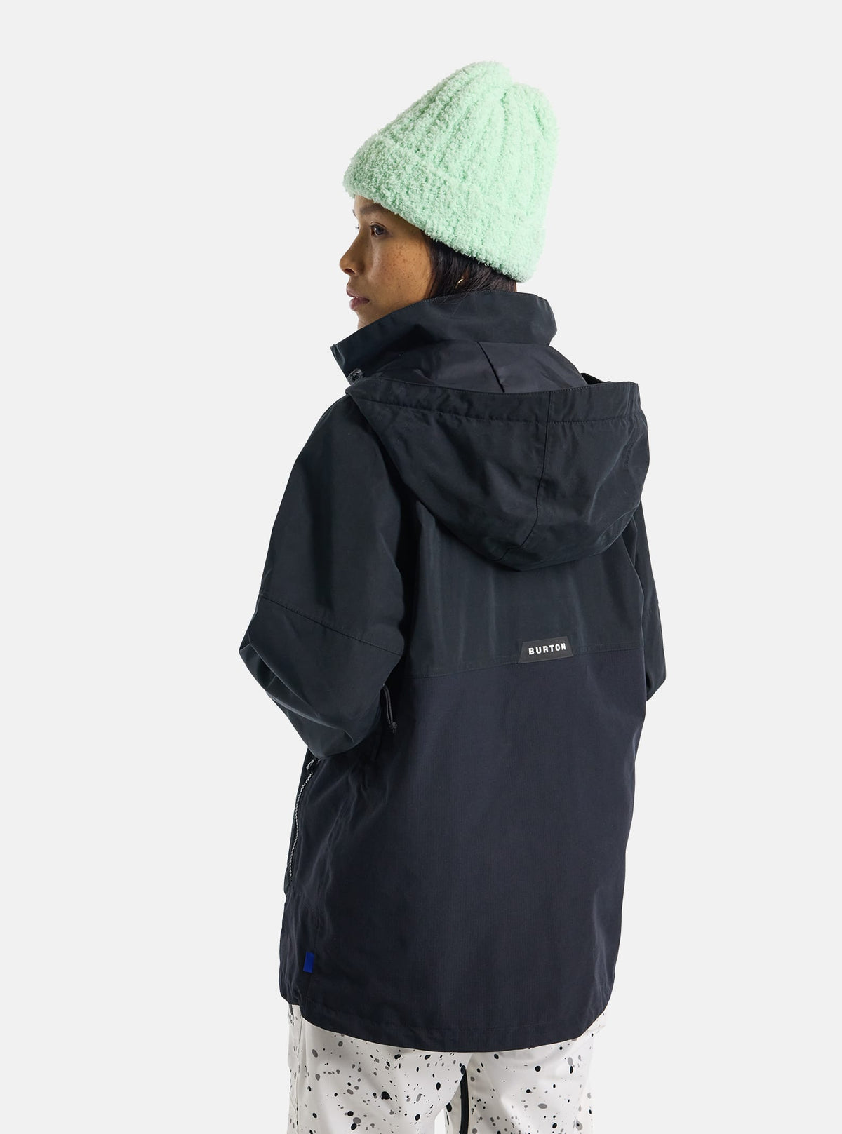 Burton Women's Burton Frostner 2L Anorak Jacket True Black/Stout White