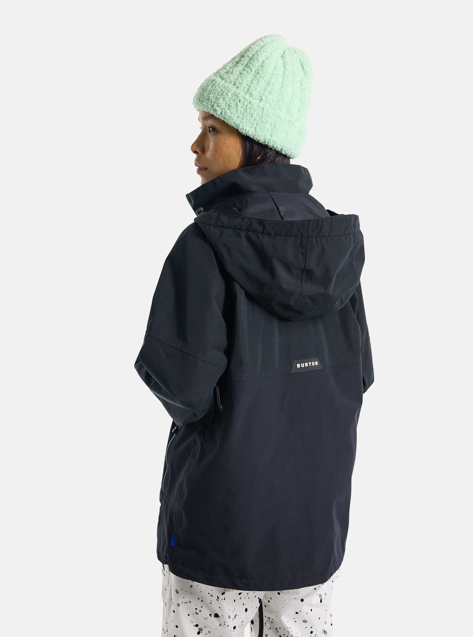 Burton Women's Burton Frostner 2L Anorak Jacket True Black/Stout White