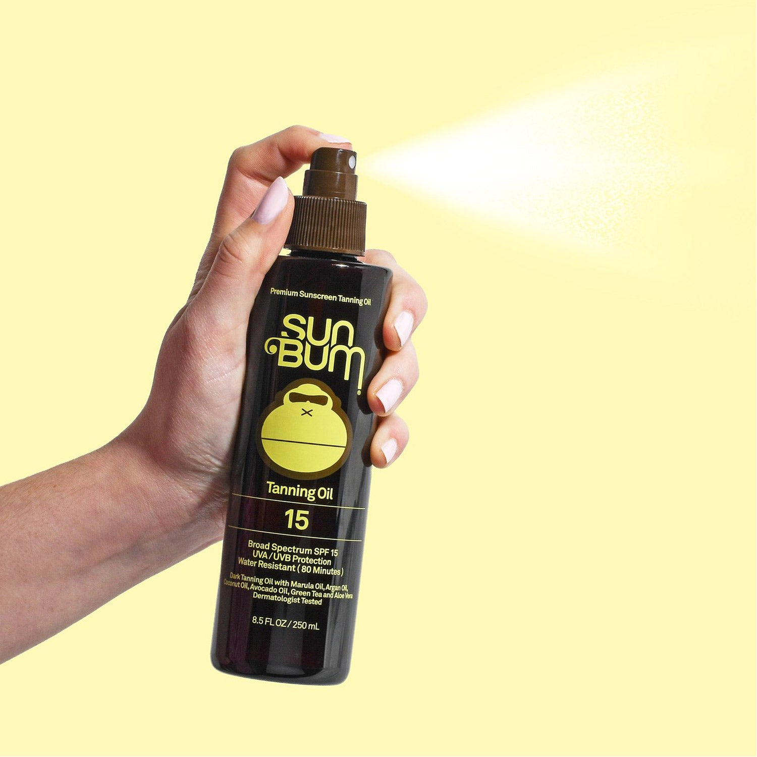 SPF 15 Sunscreen Browning Oil
