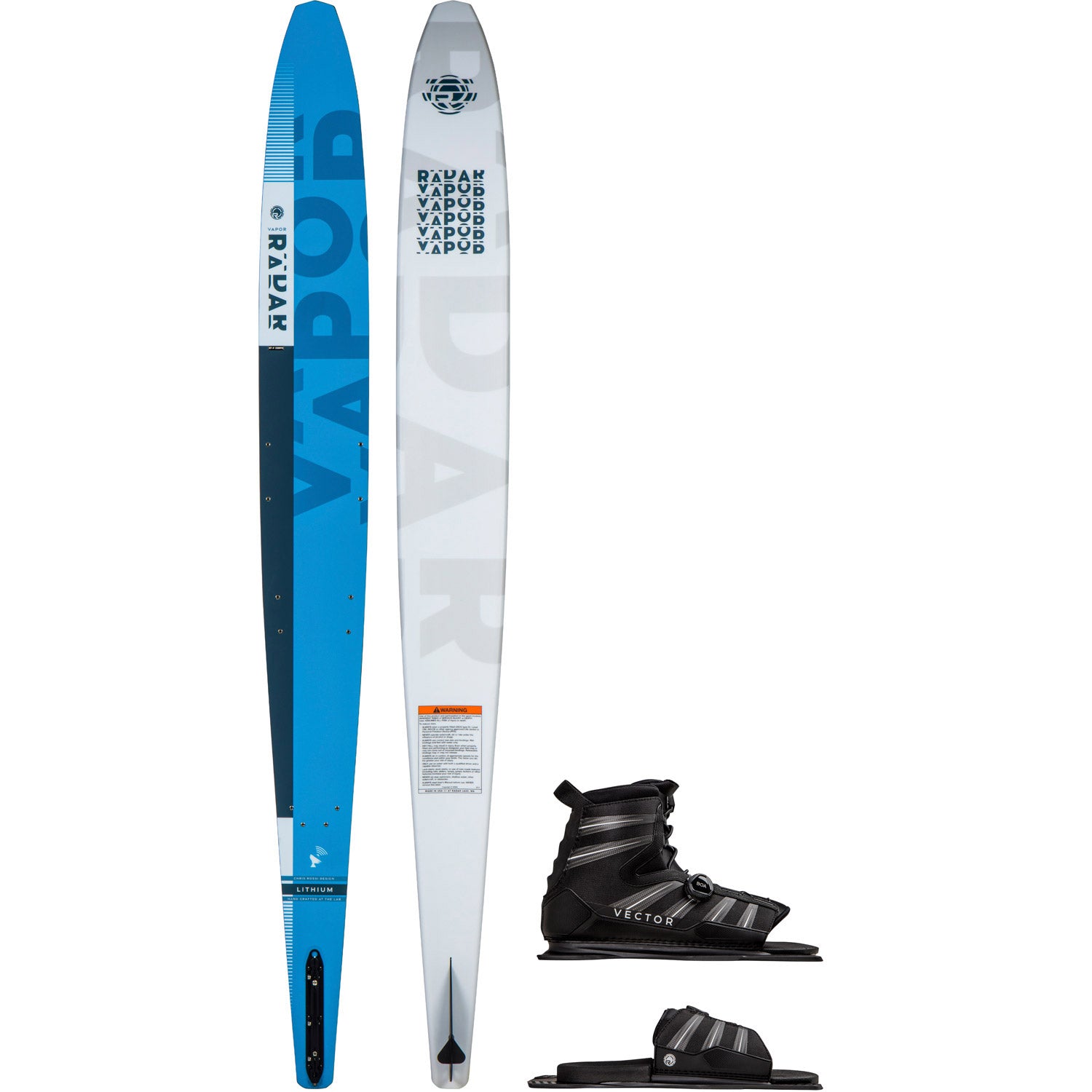 Vapor Lithium Slalom Ski w/ Vector BOA Boot Package
