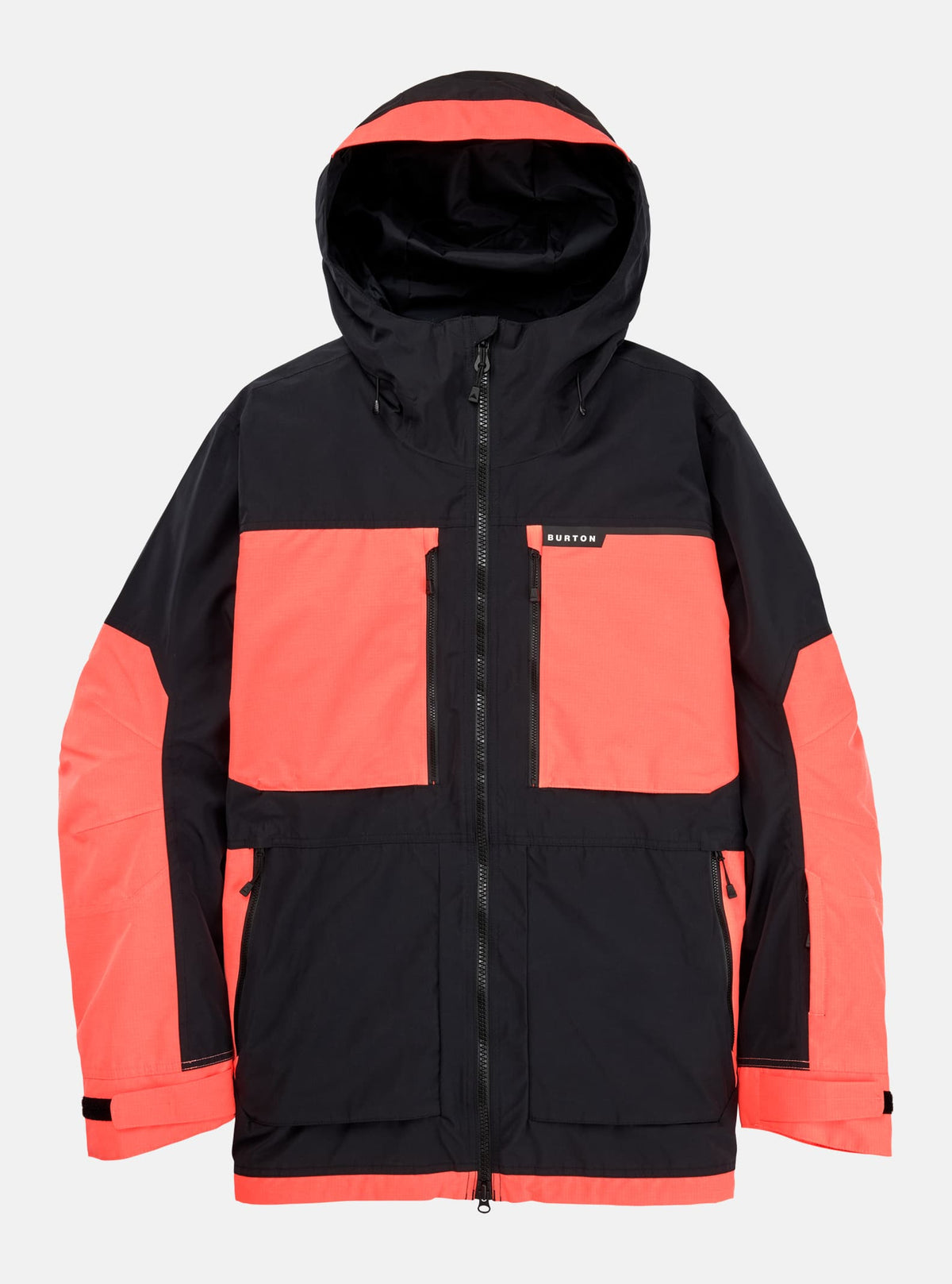 Burton Men's Burton Frostner 2L Jacket True Black/Tetra Orange