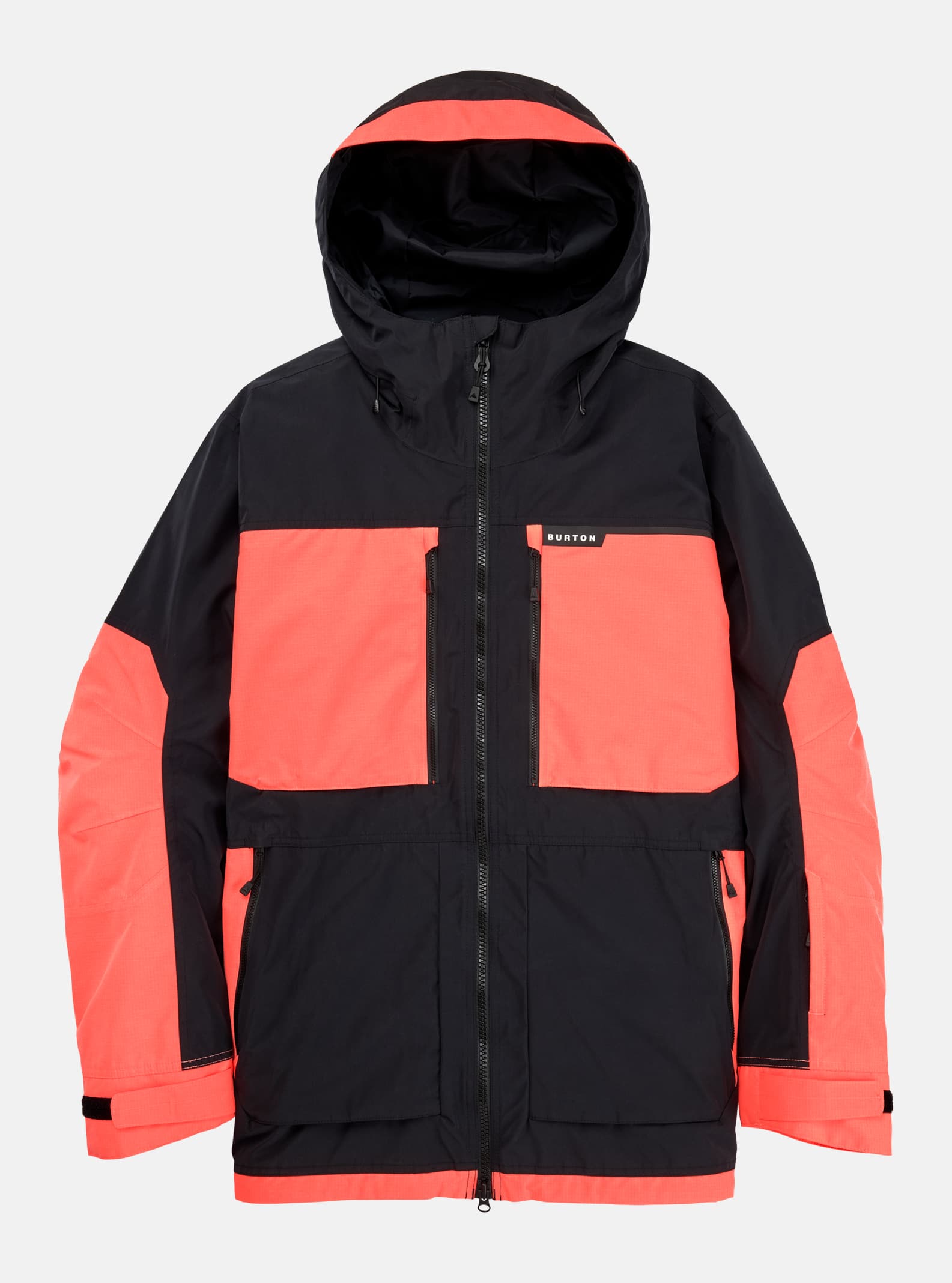 Burton Men's Burton Frostner 2L Jacket True Black/Tetra Orange