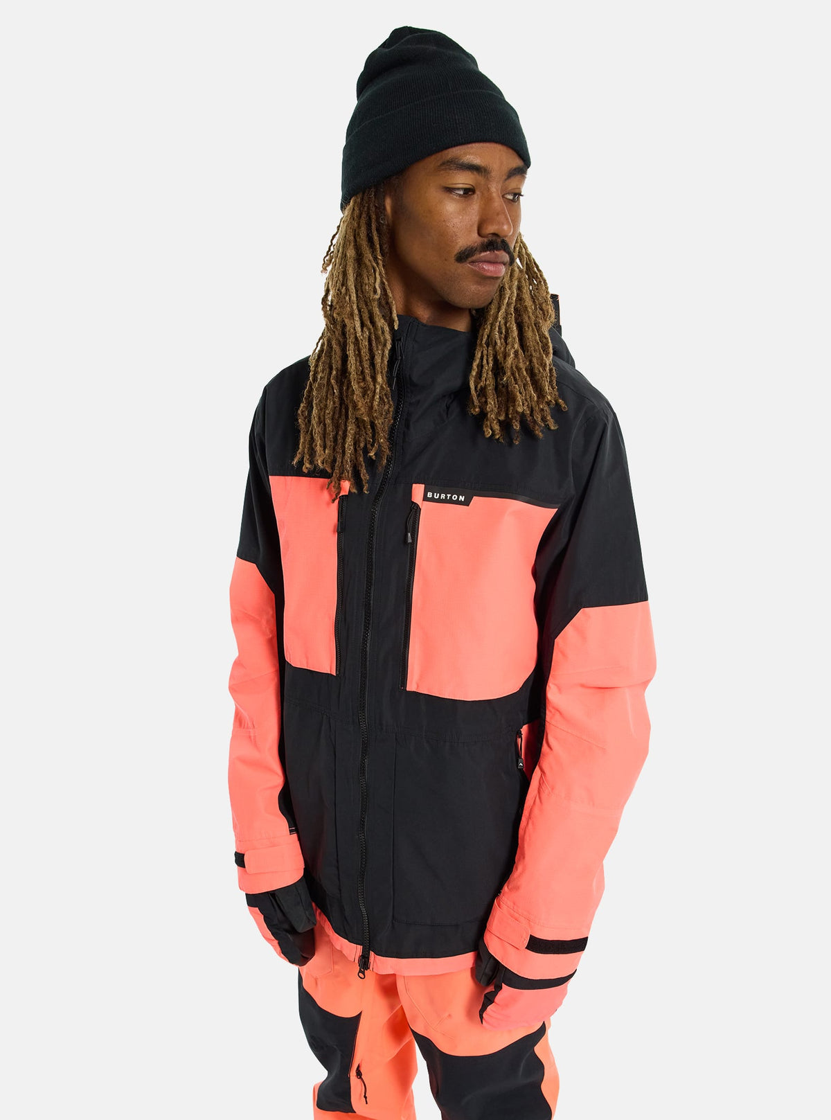 Burton Men's Burton Frostner 2L Jacket True Black/Tetra Orange