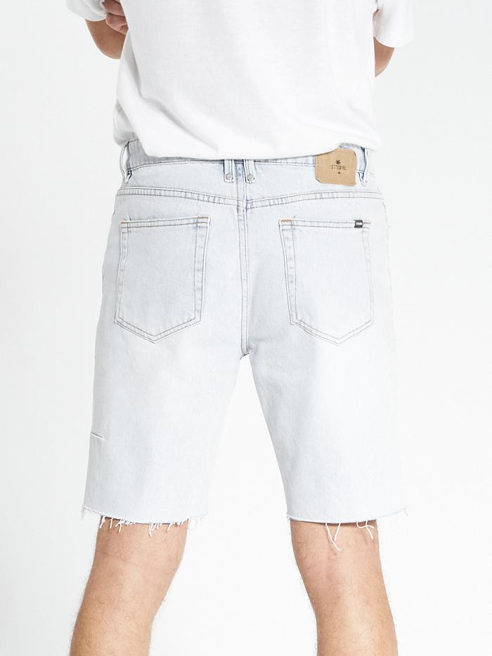Thrills Chopped Denim Short - Light Blue Fade Light blue fade
