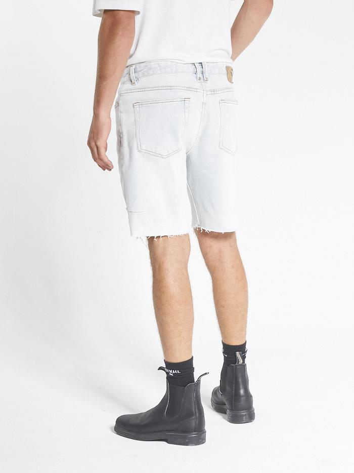 Thrills Destroyed Bones Denim Short - Light Blue Fade Light blue fade