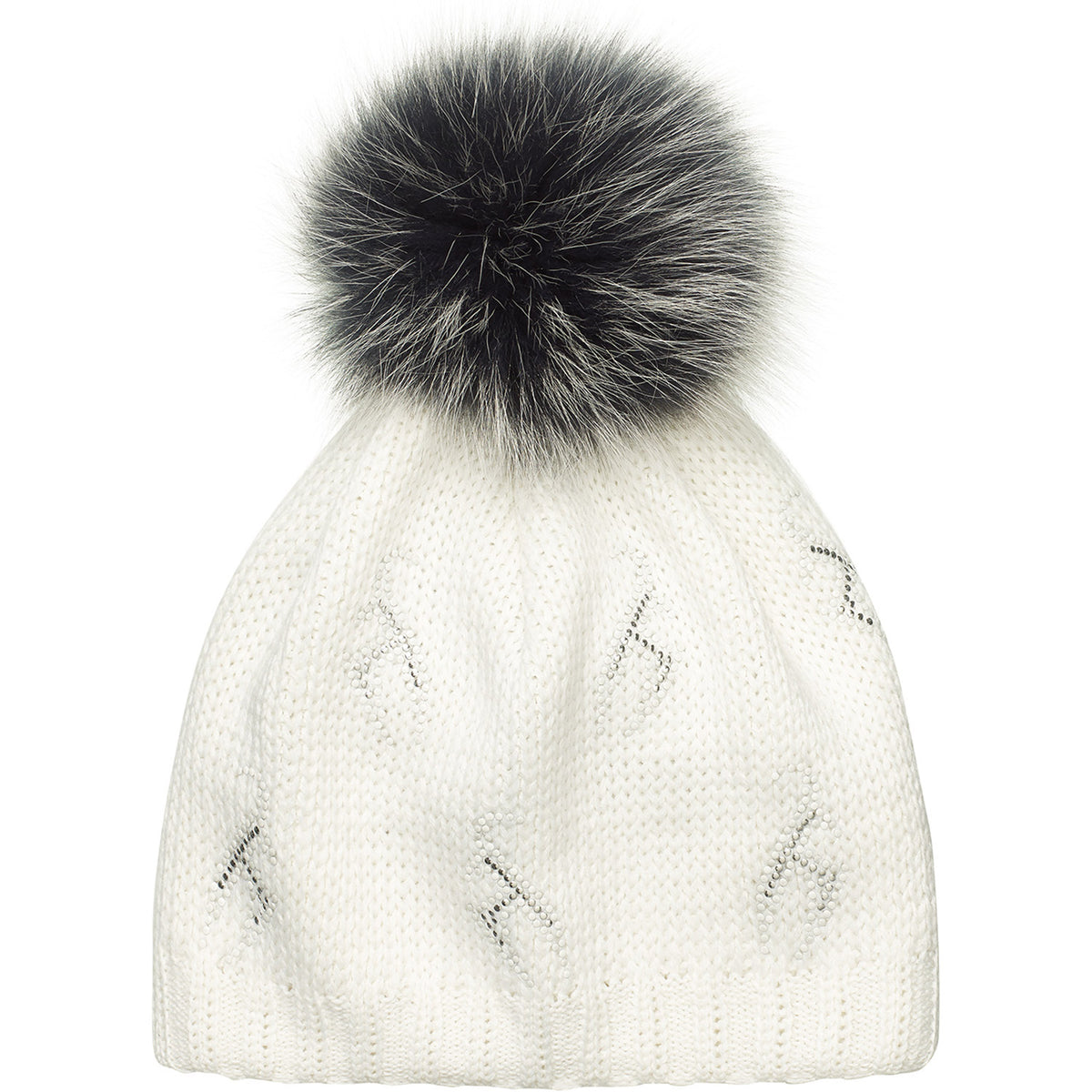Toni Sailer Beanie Fur Metal Goat Ladies Beanie 2020 Bright White