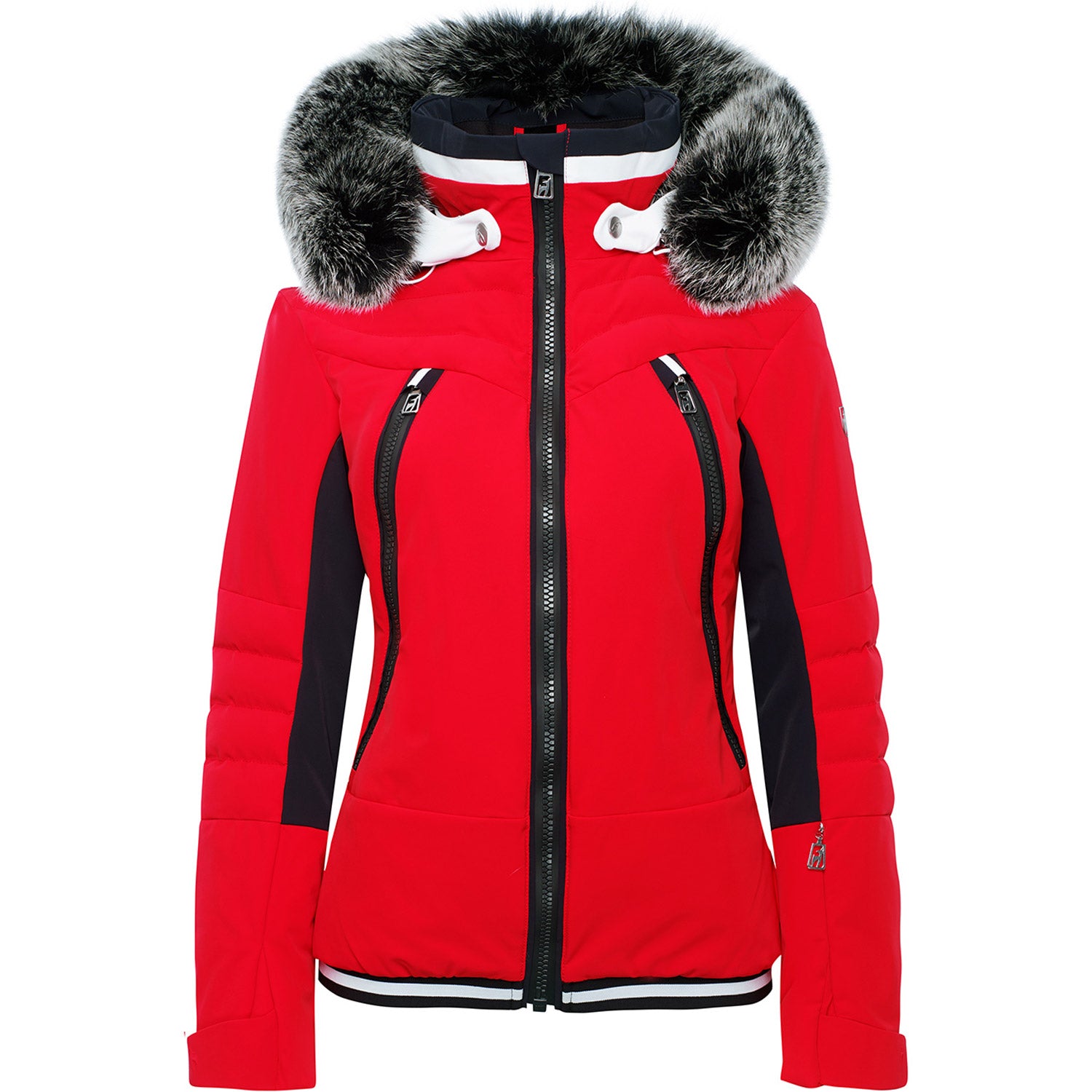 Toni Sailer Cosima Fur Womens Ski Jacket 2020 Flame Red