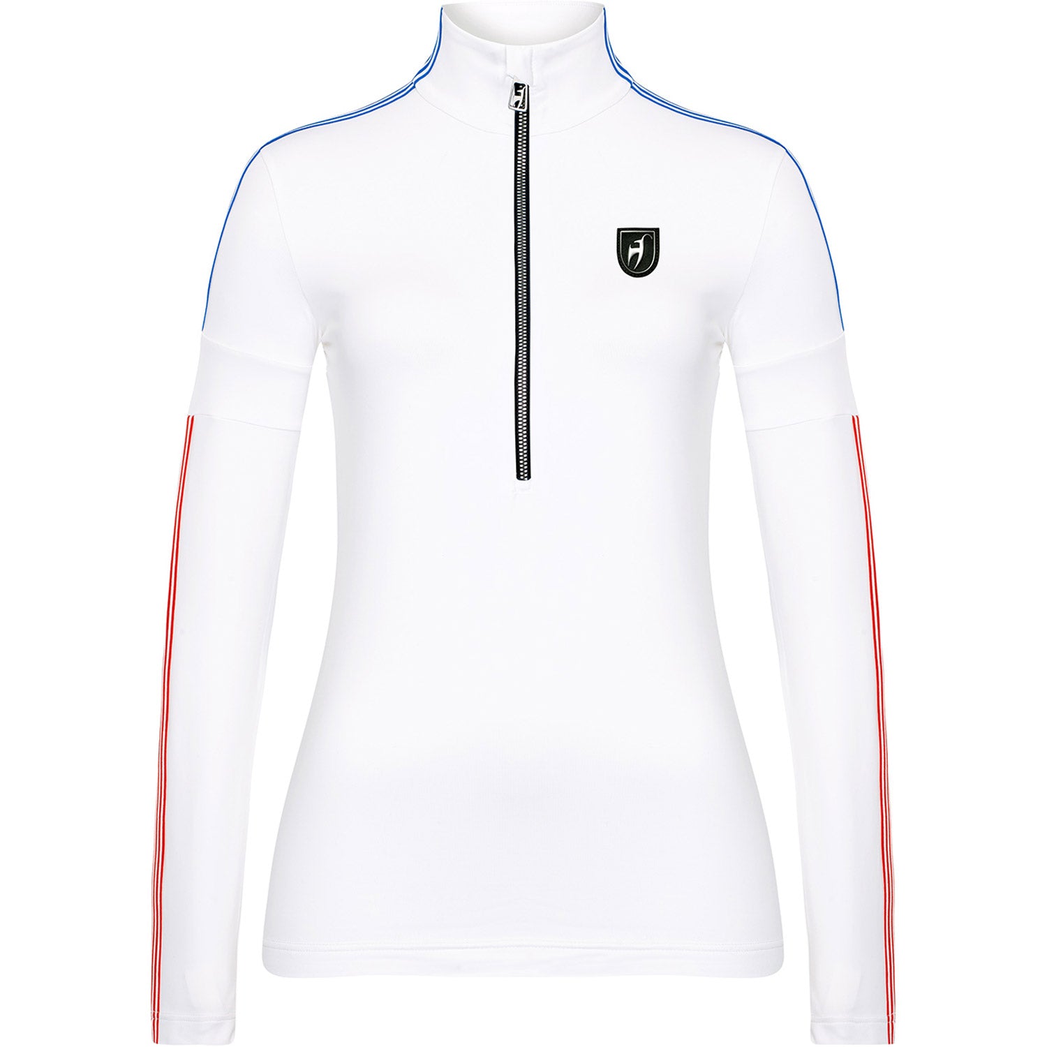 Toni Sailer Isaline Womens Skivvy 2020 White/Red/Blue