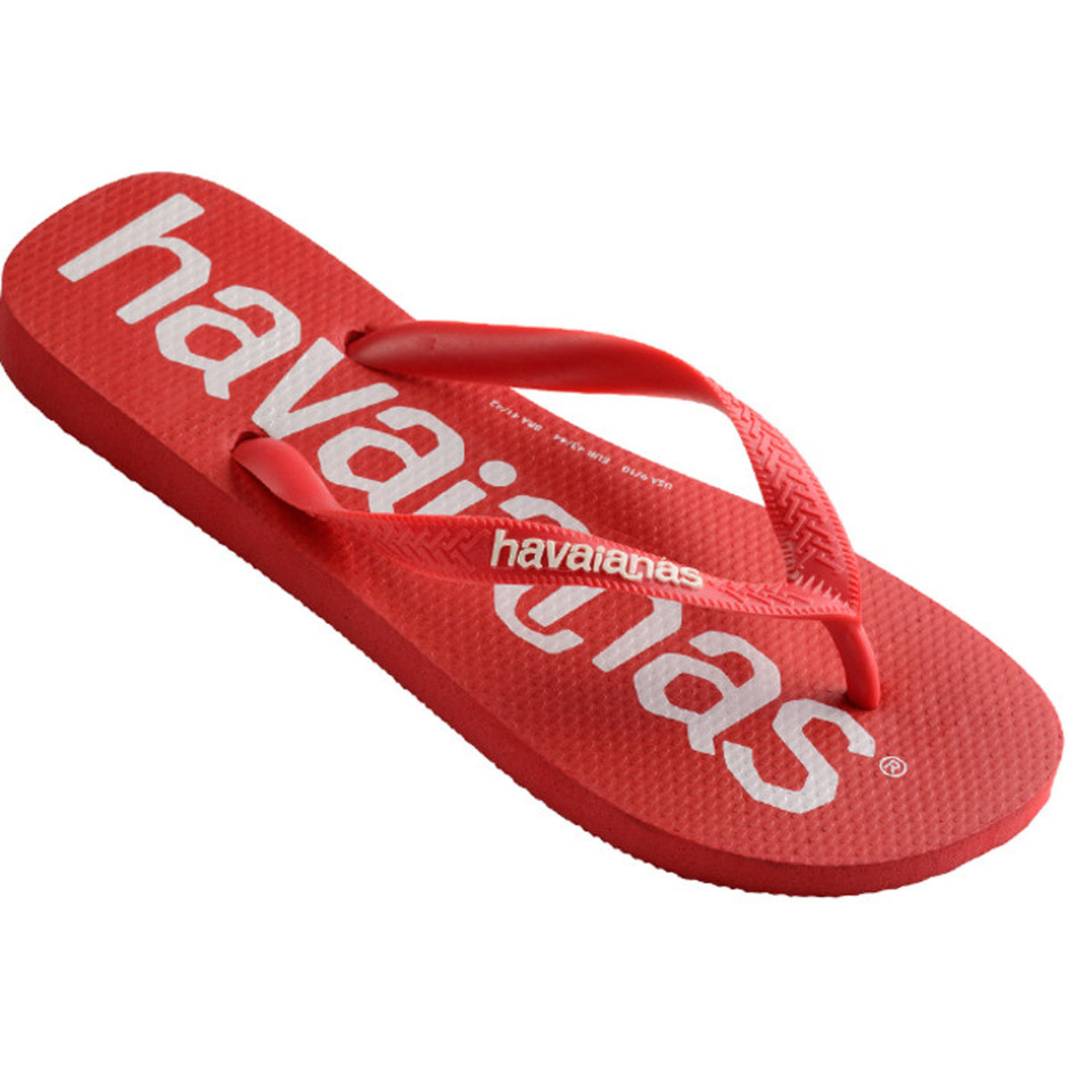 Top Logo Mania Thongs Ruby Red