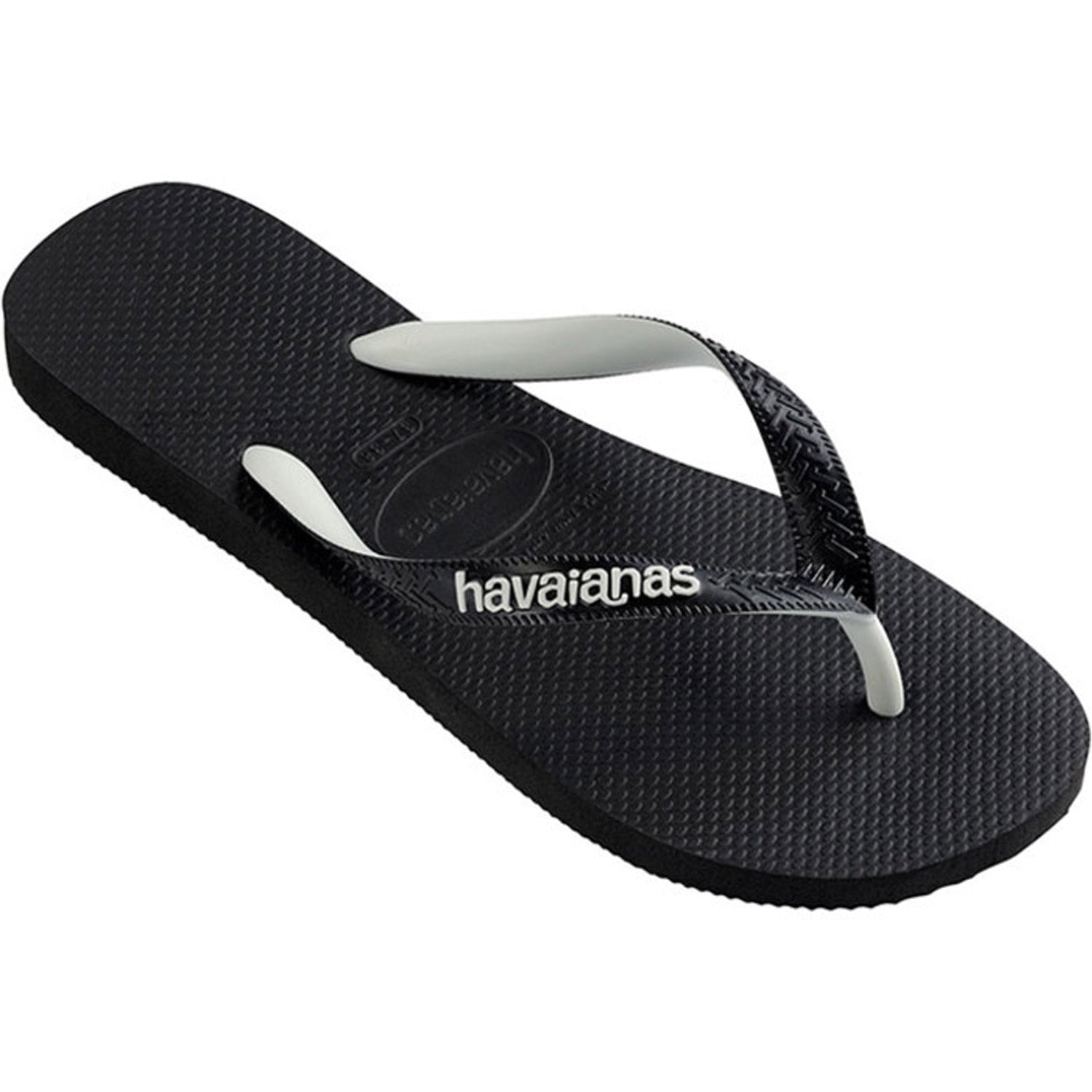 Top Mix Thongs Black Black