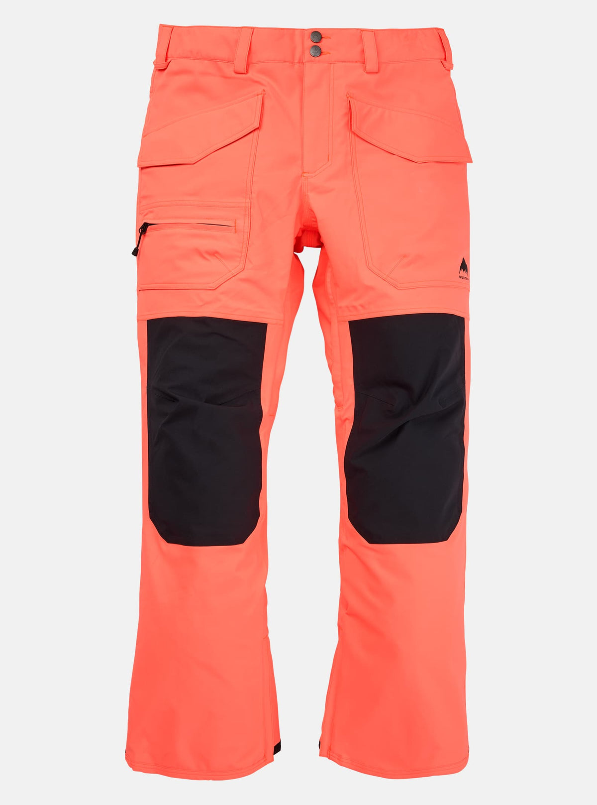 Burton Men's Burton Southside 2L Pants (Slim Fit) Tetra Orange/True Black