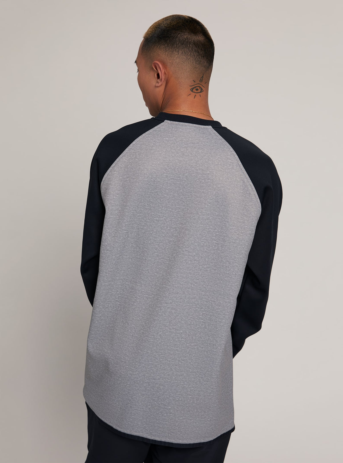 Burton Crown Weatherproof Pullover Crew 2022 Gray heather / true black