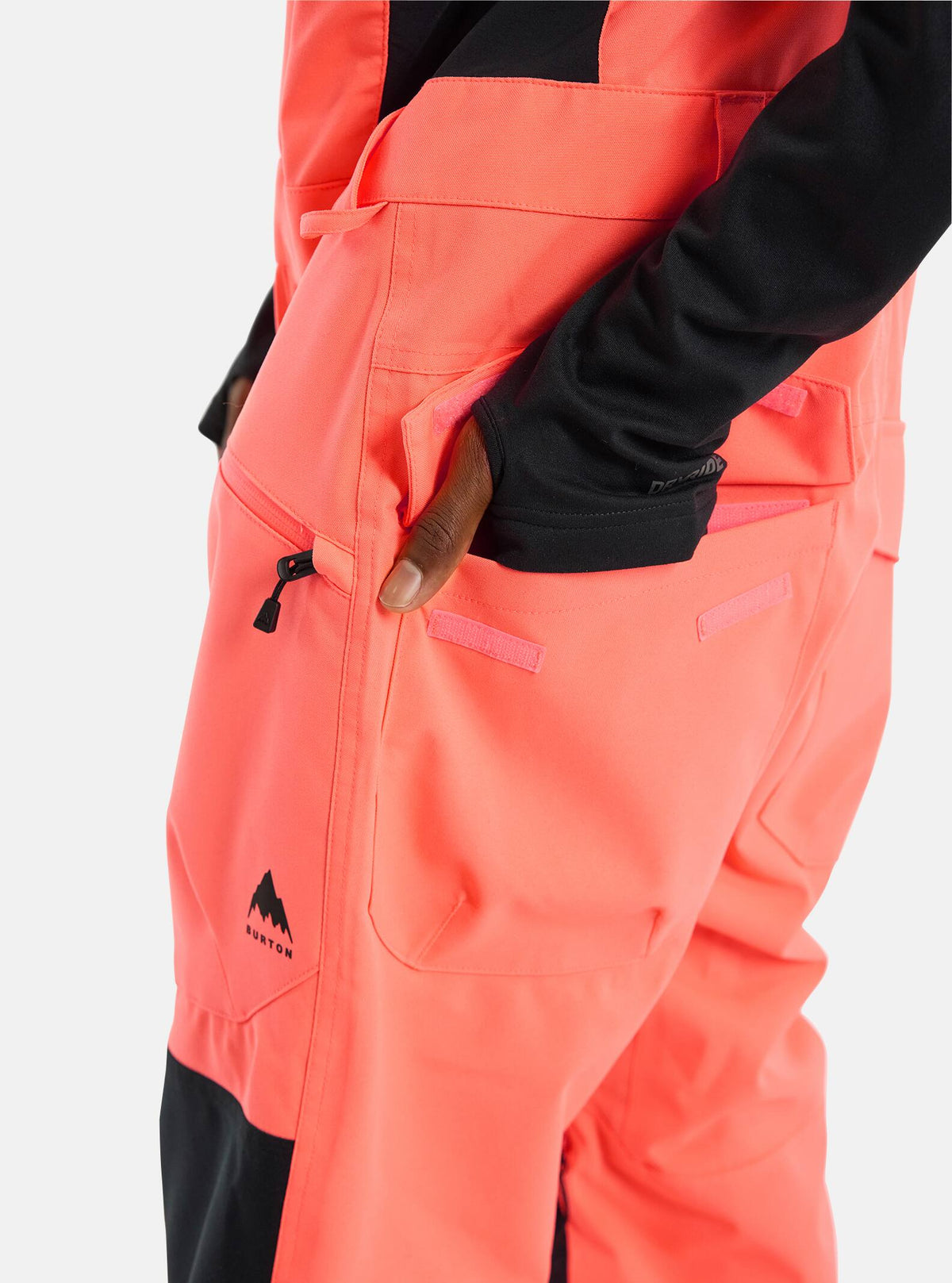 Burton Men's Burton Reserve 2L Bib Pants Tetra Orange/True Black