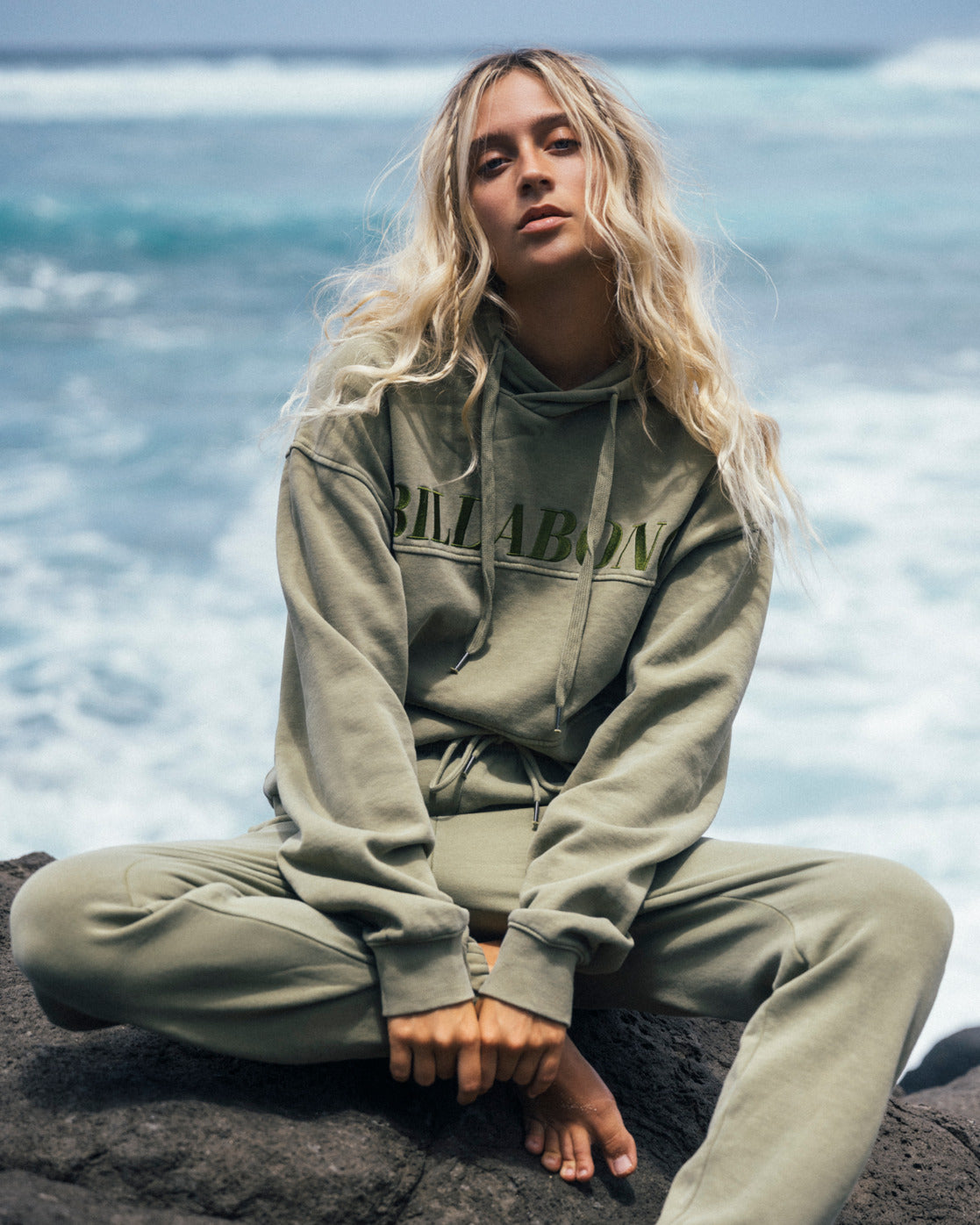 Billabong Baseline Pop Hoodie Evergreen