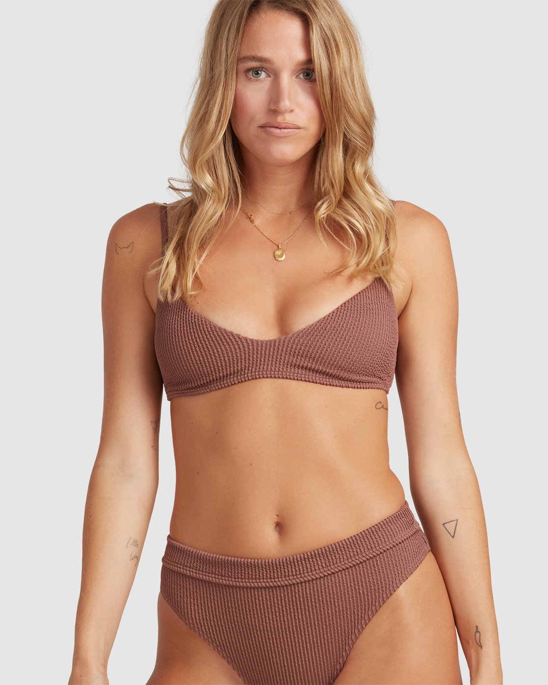 Womens Summer High Bralette Bikini Top