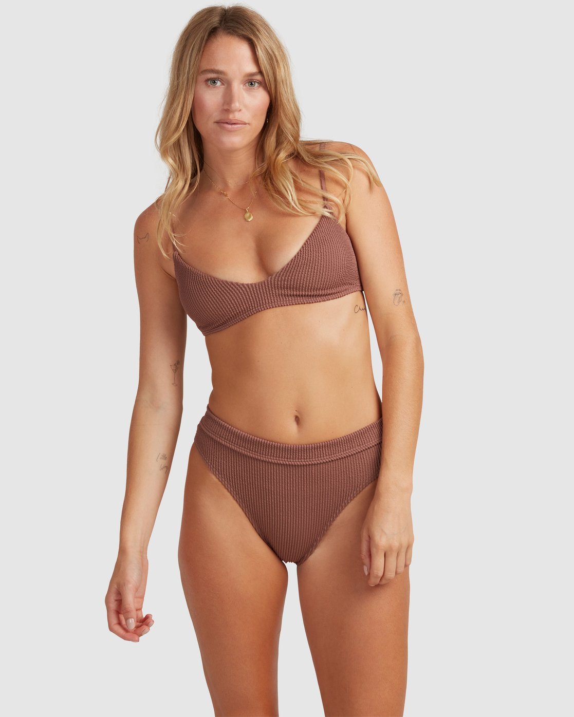 Womens Summer High Bralette Bikini Top