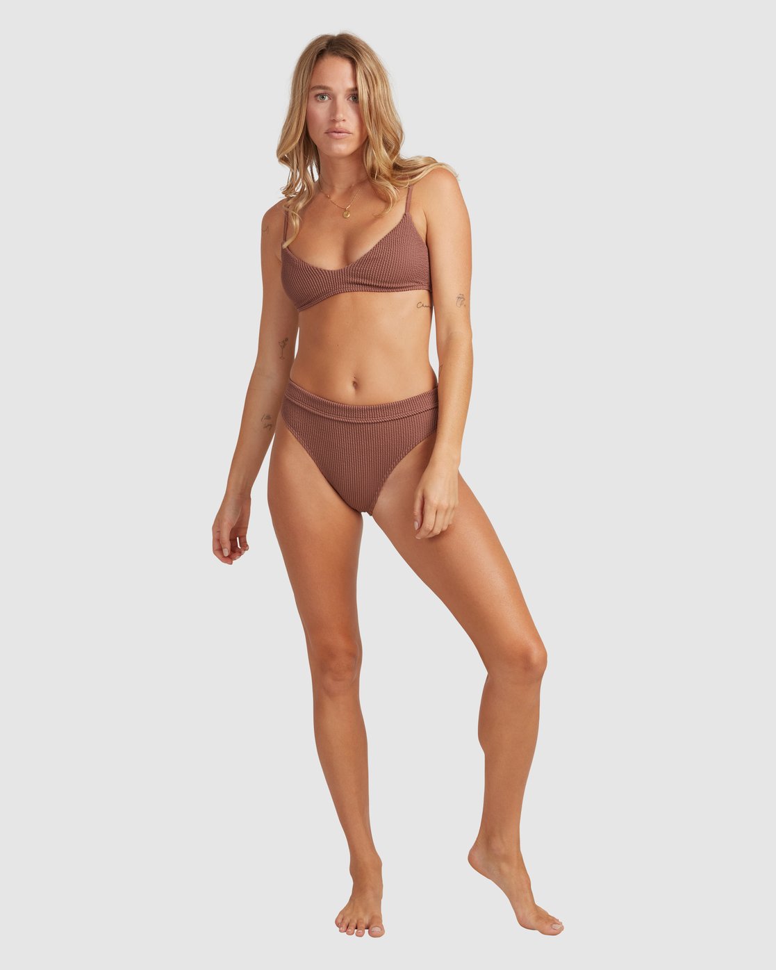 Womens Summer High Bralette Bikini Top