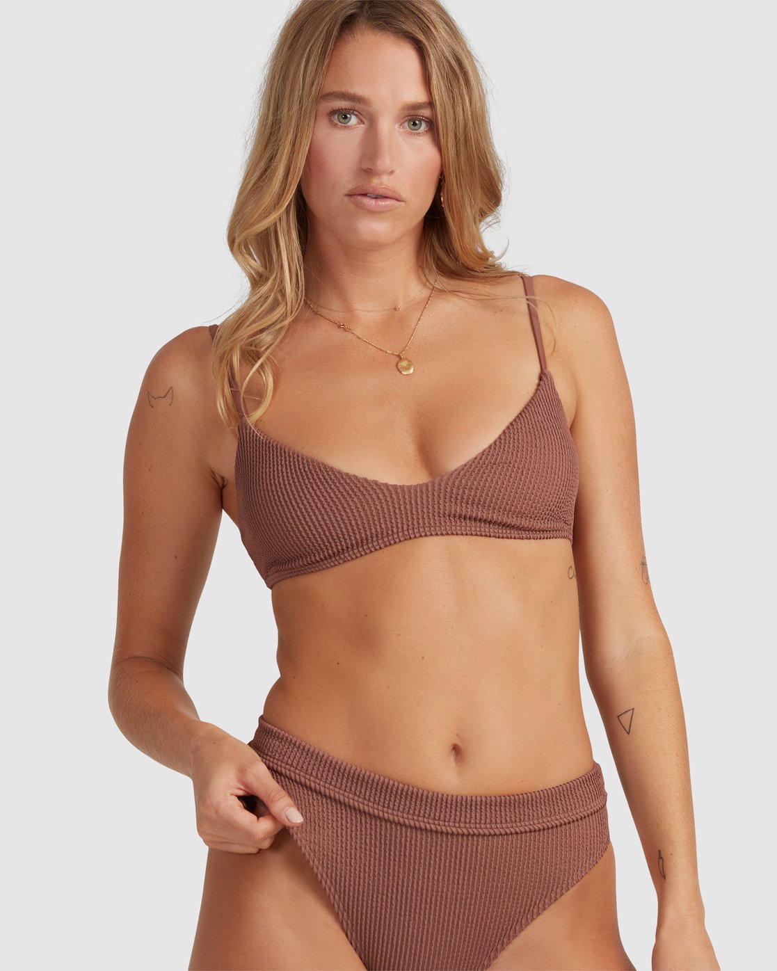 Billabong Summer High Maui Rider Bikini Bottoms Nutmeg