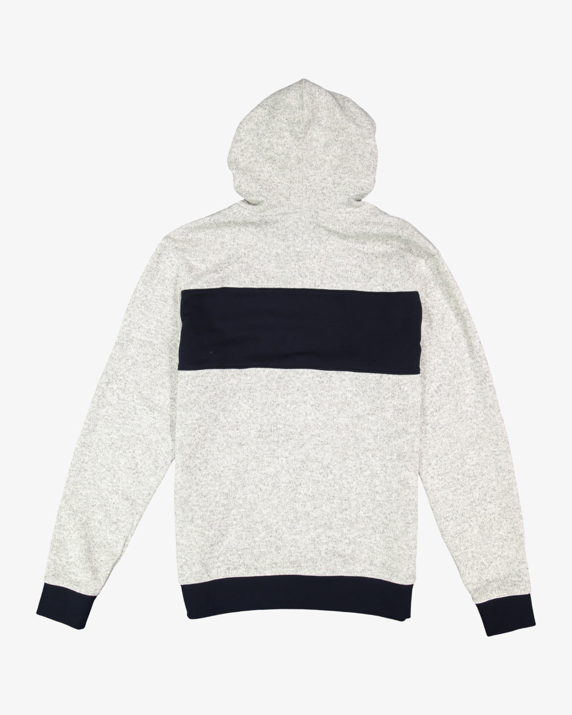 Banded Die Cut Hooded Sweater