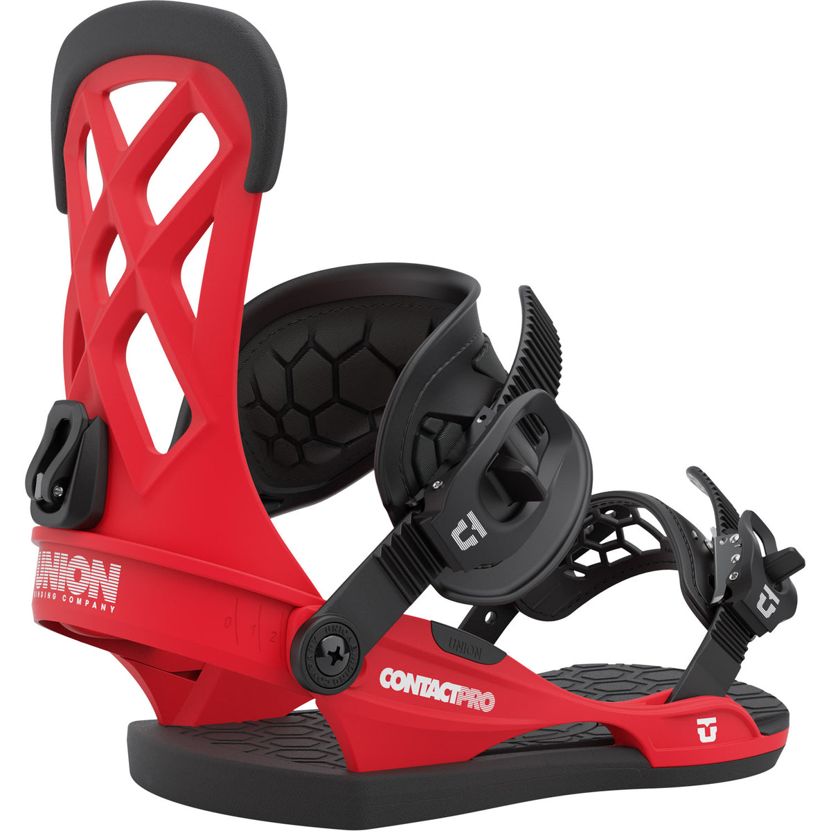 Union Contact Pro Snowboard Binding 2021 Red