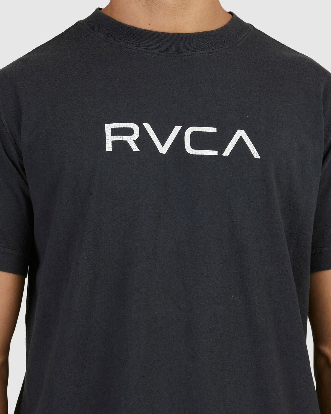 Big RVCA Washed SS Tee Black